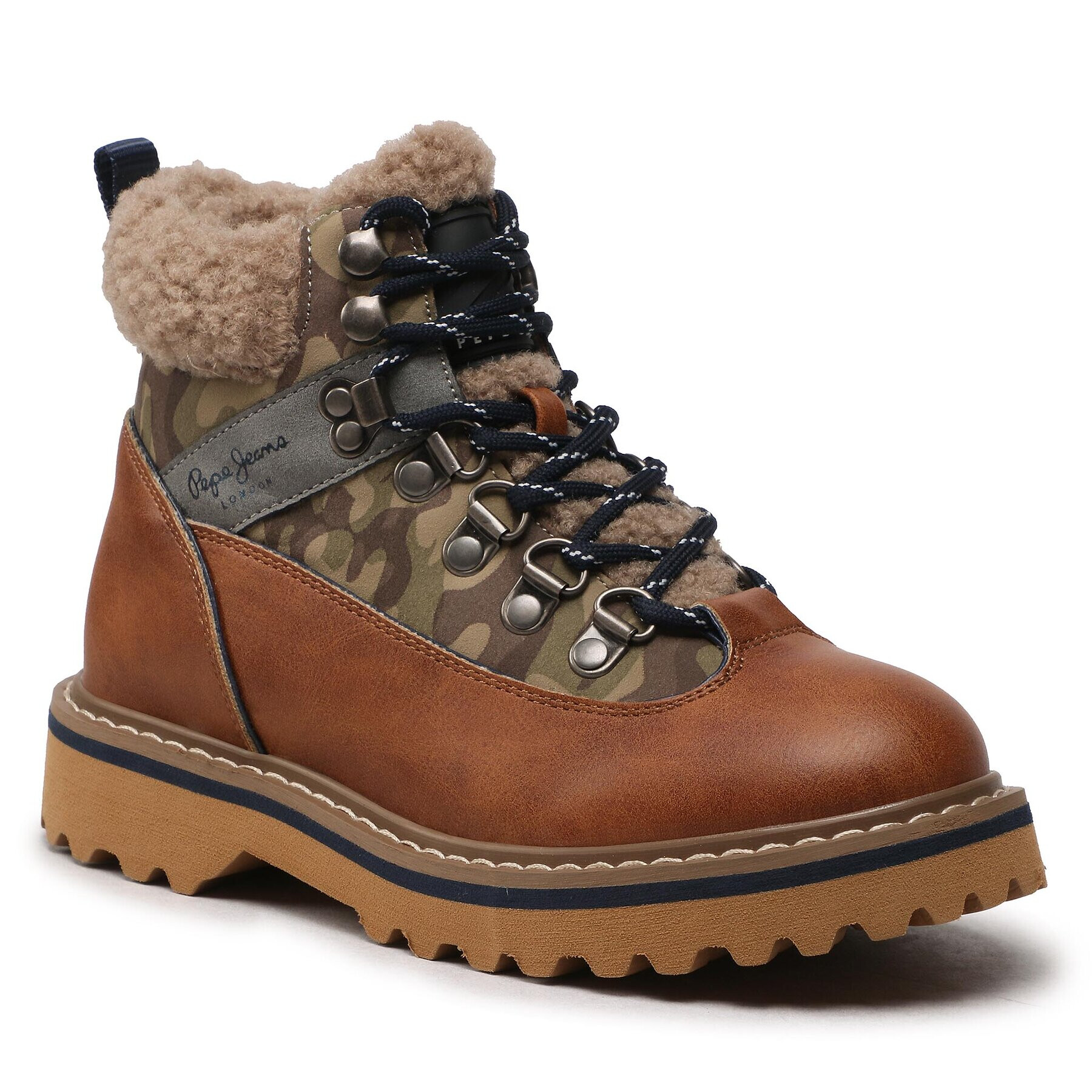 Pepe Jeans Trappers Leia K2 Boys PBS50099 Maro - Pled.ro