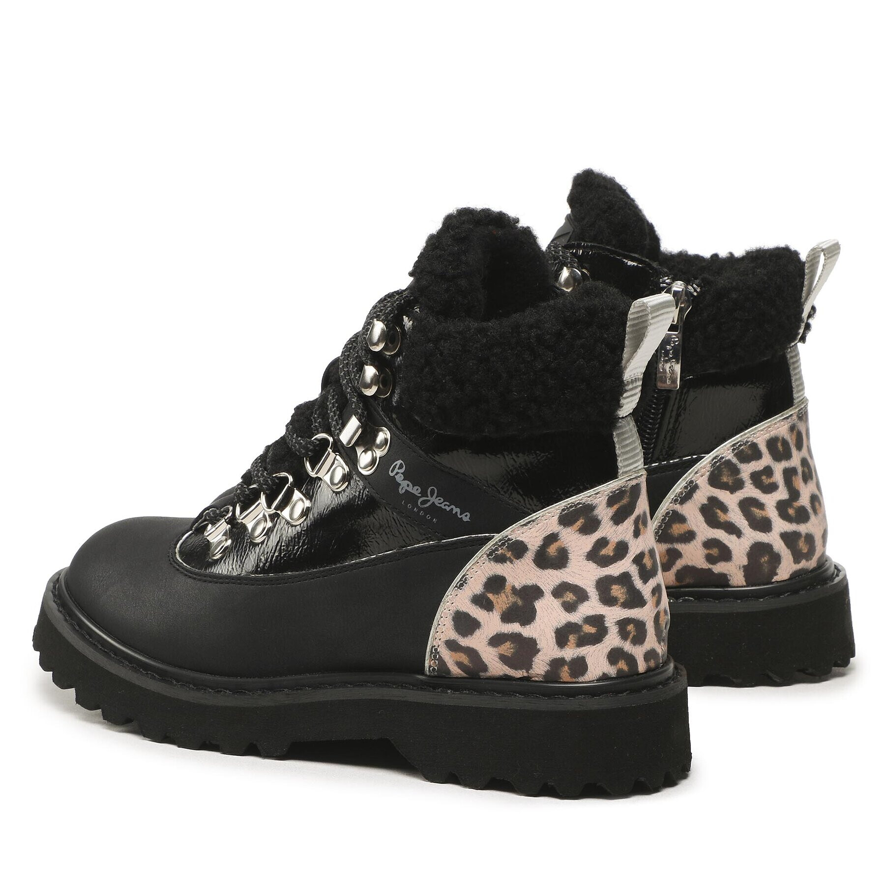 Pepe Jeans Trappers Leia K2 Girl PGS50188 Negru - Pled.ro