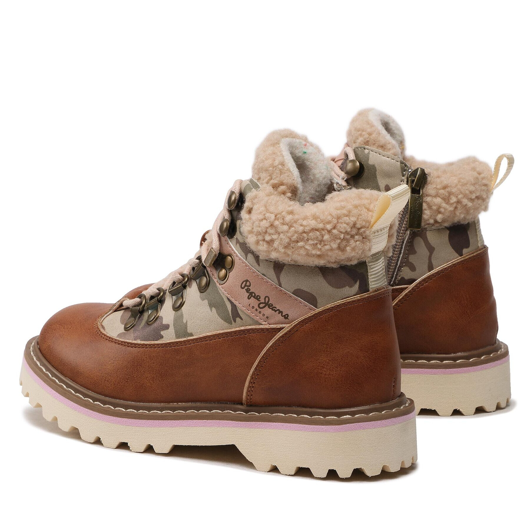 Pepe Jeans Trappers Leia K2 PGS50188 Maro - Pled.ro