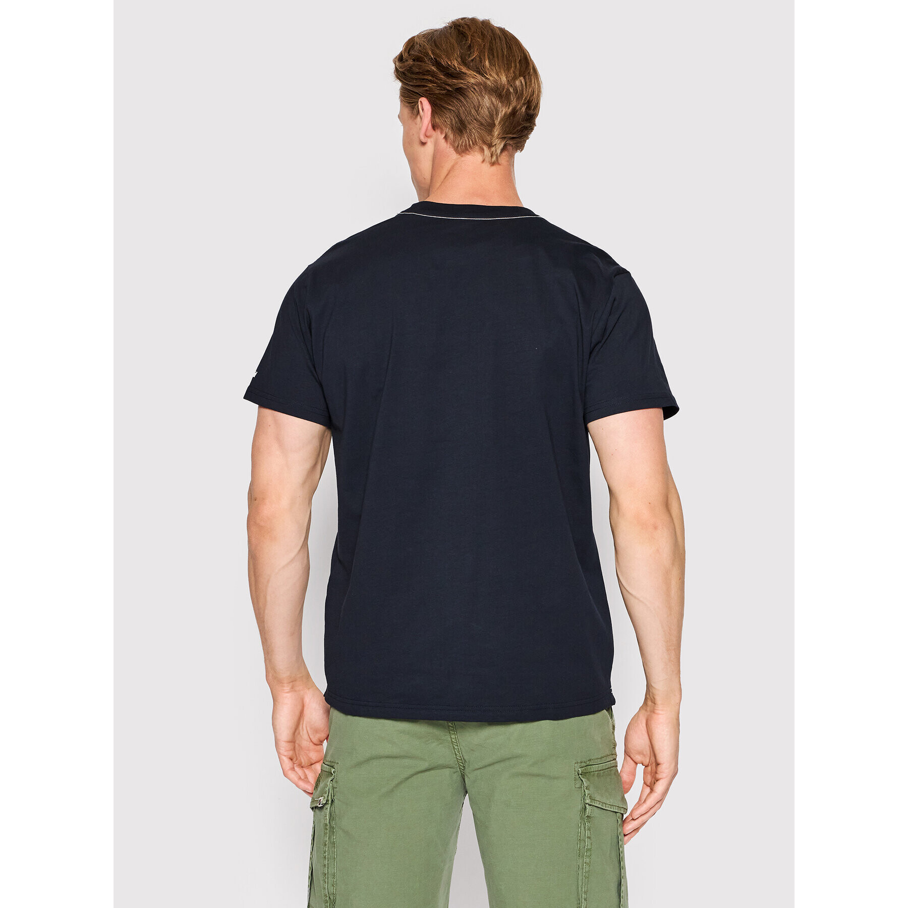 Pepe Jeans Tricou Alessio PM508256 Bleumarin Regular Fit - Pled.ro