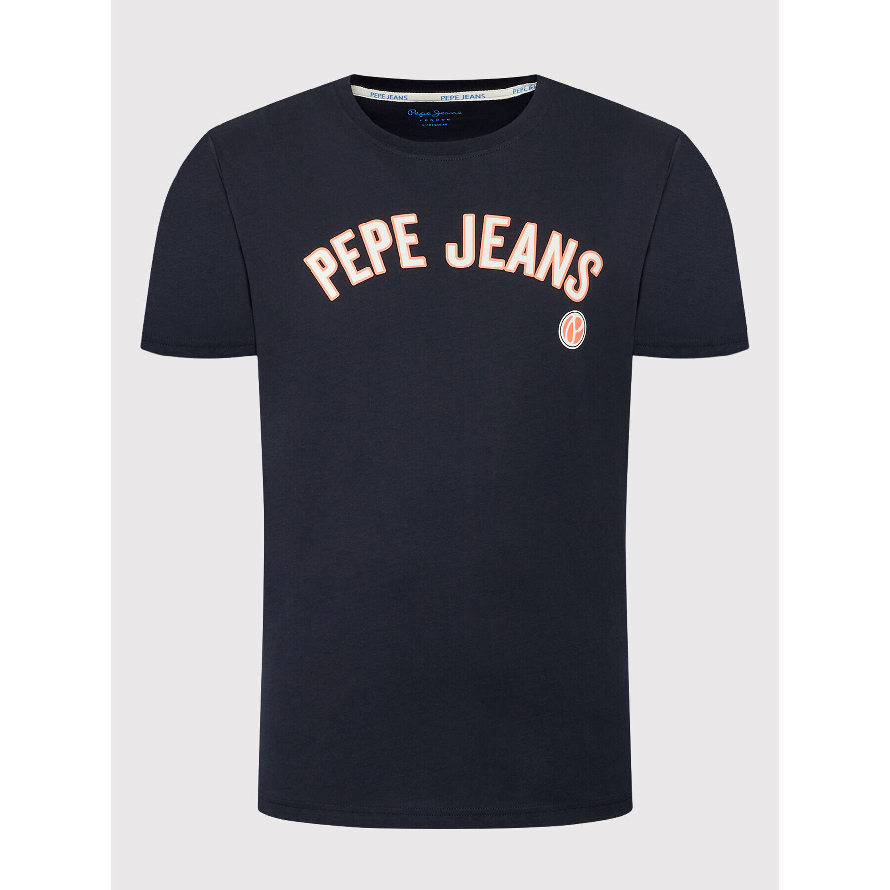 Pepe Jeans Tricou Alessio PM508256 Bleumarin Regular Fit - Pled.ro