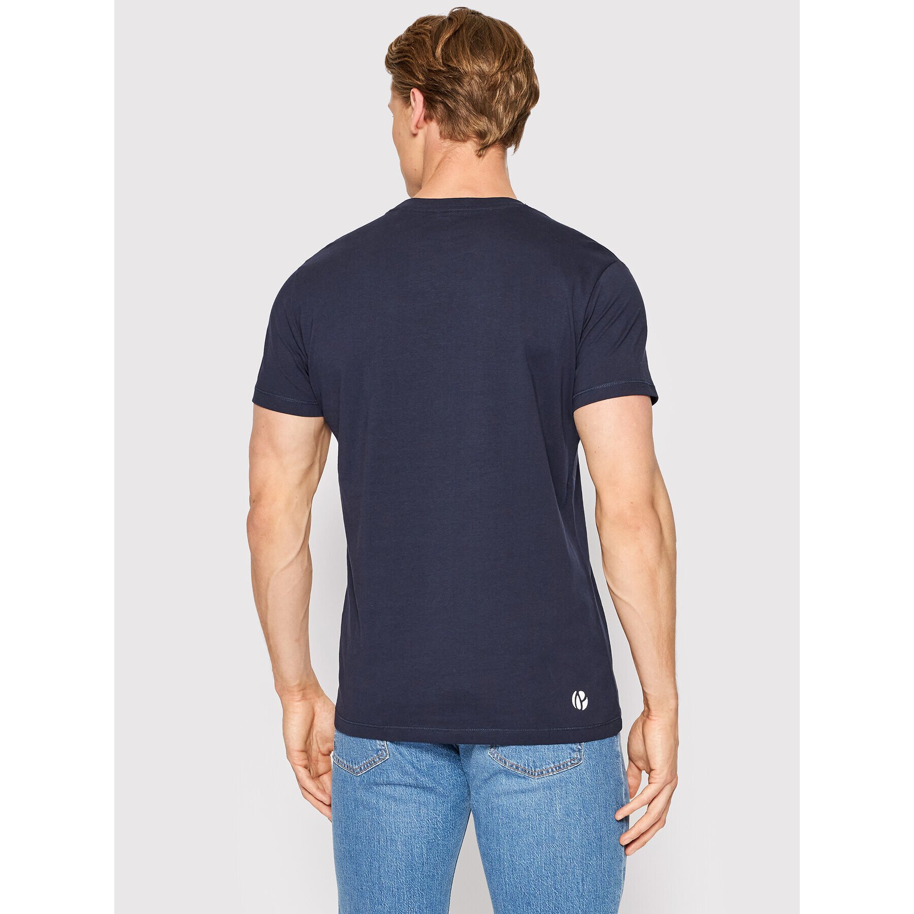 Pepe Jeans Tricou Alfie D PM508259 Bleumarin Slim Fit - Pled.ro