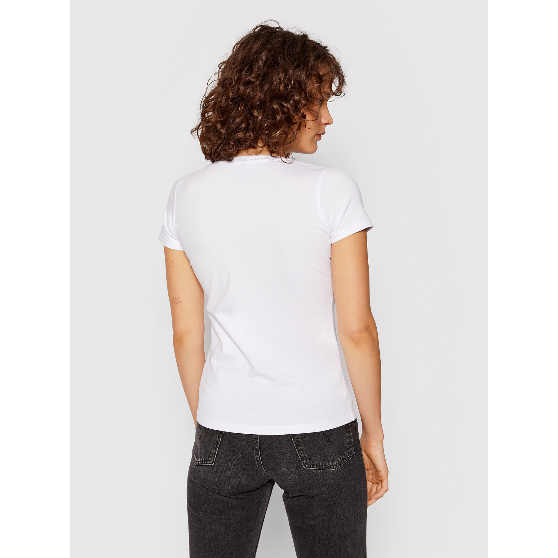 Pepe Jeans Tricou Anna PL505121 Alb Regular Fit - Pled.ro