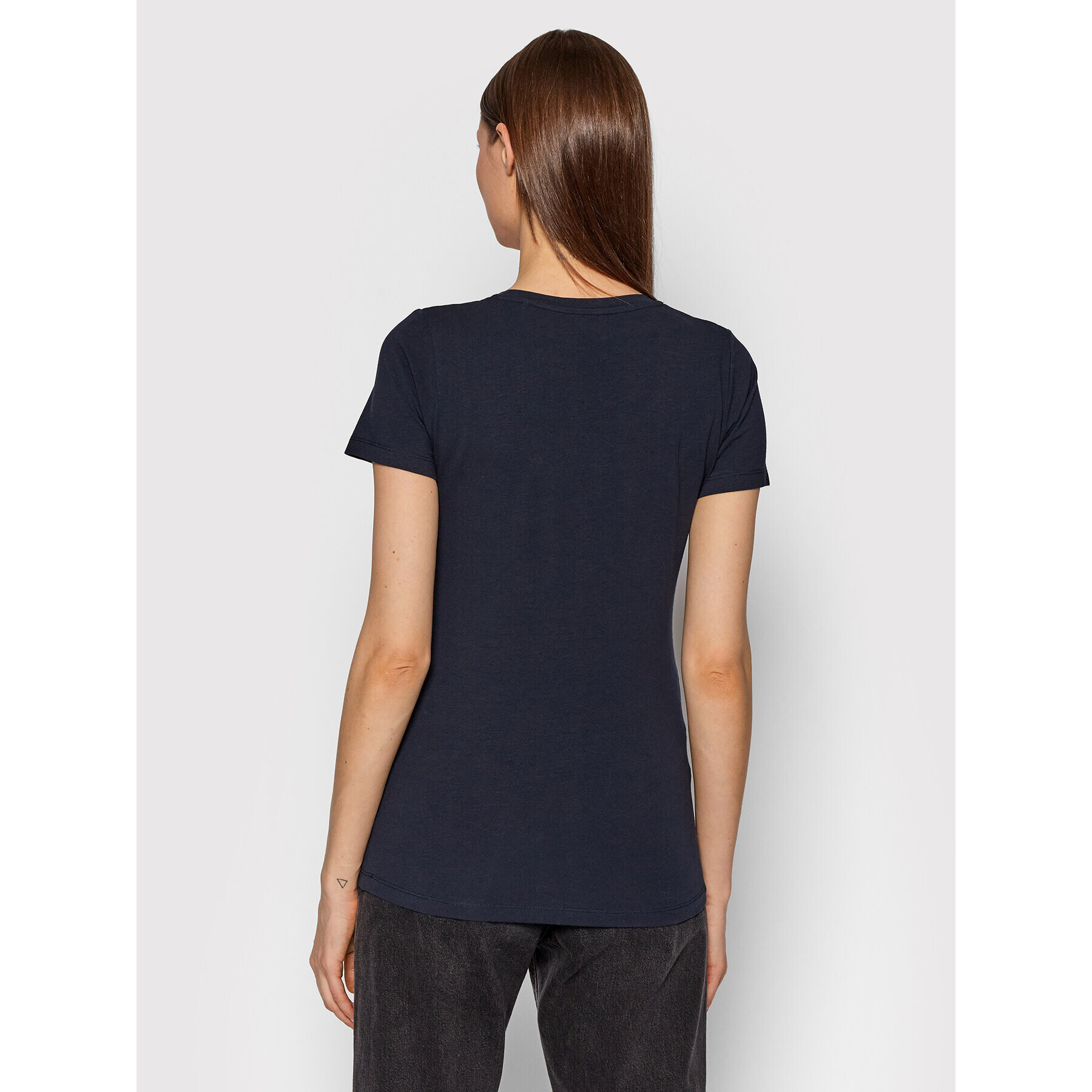 Pepe Jeans Tricou Beatrice PL504434 Bleumarin Slim Fit - Pled.ro