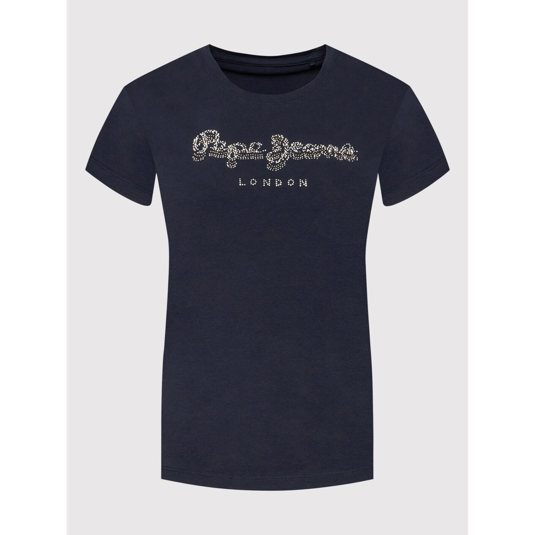 Pepe Jeans Tricou Beatrice PL504434 Bleumarin Slim Fit - Pled.ro