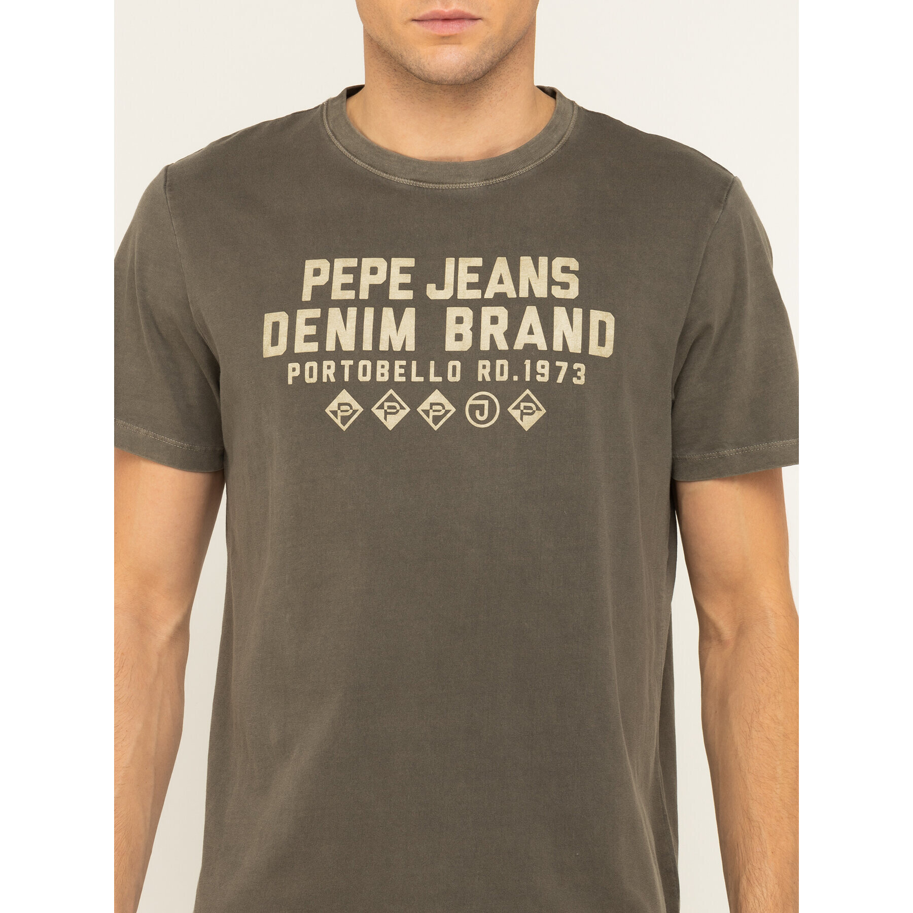 Pepe Jeans Tricou Ben PM506903 Maro Regular Fit - Pled.ro