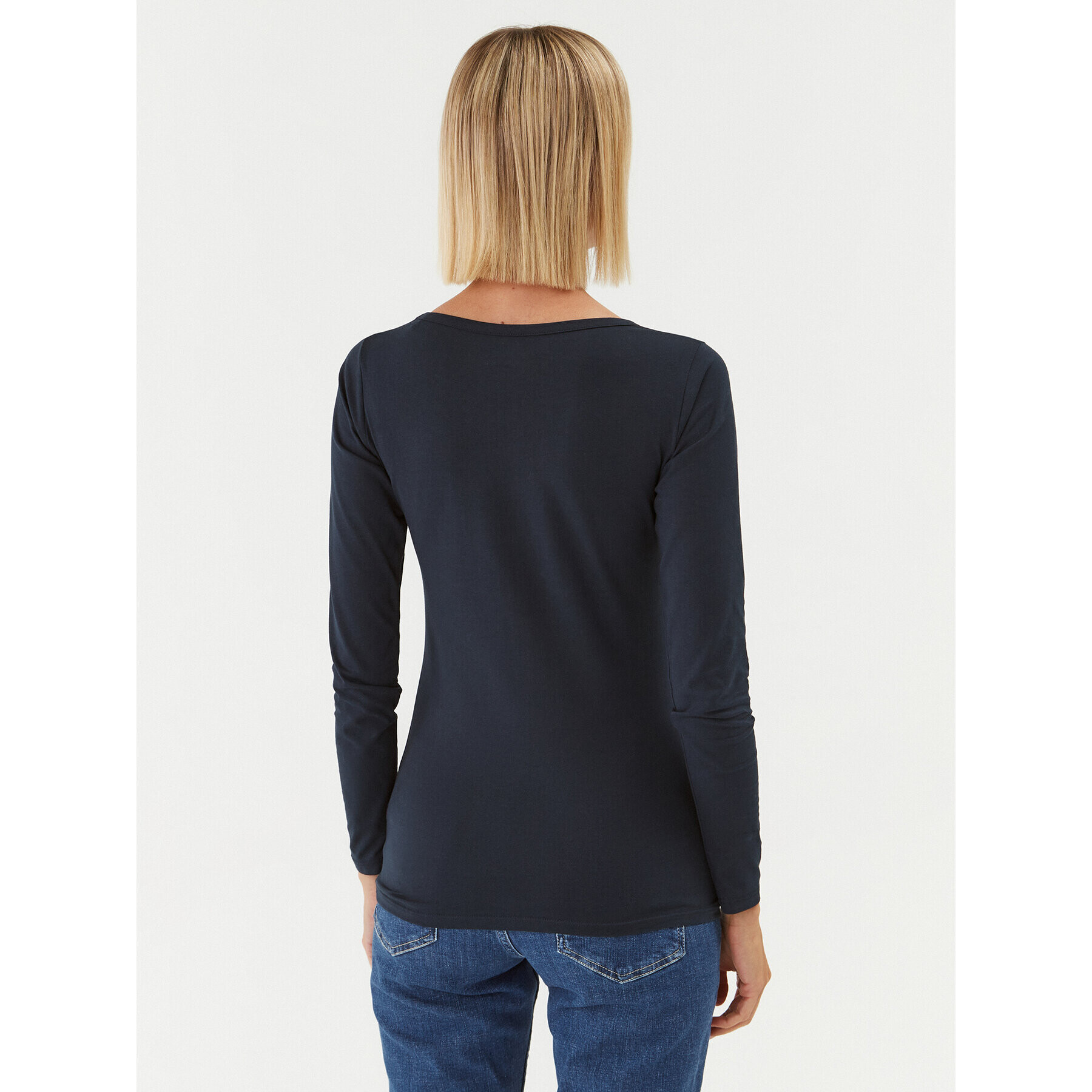 Pepe Jeans Bluză Corine PL505306 Bleumarin Regular Fit - Pled.ro