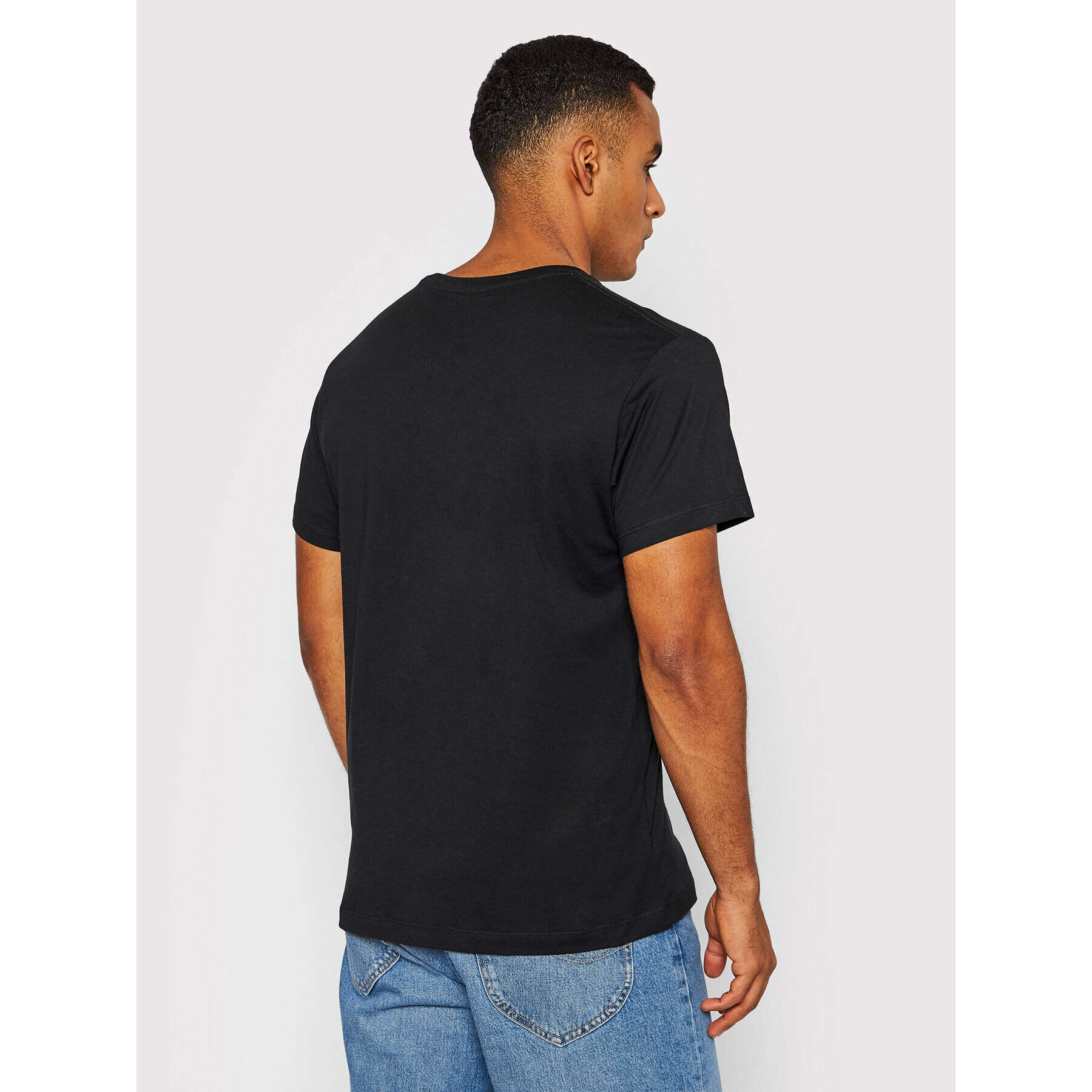 Pepe Jeans Tricou Eggo PM508208 Negru Regular Fit - Pled.ro