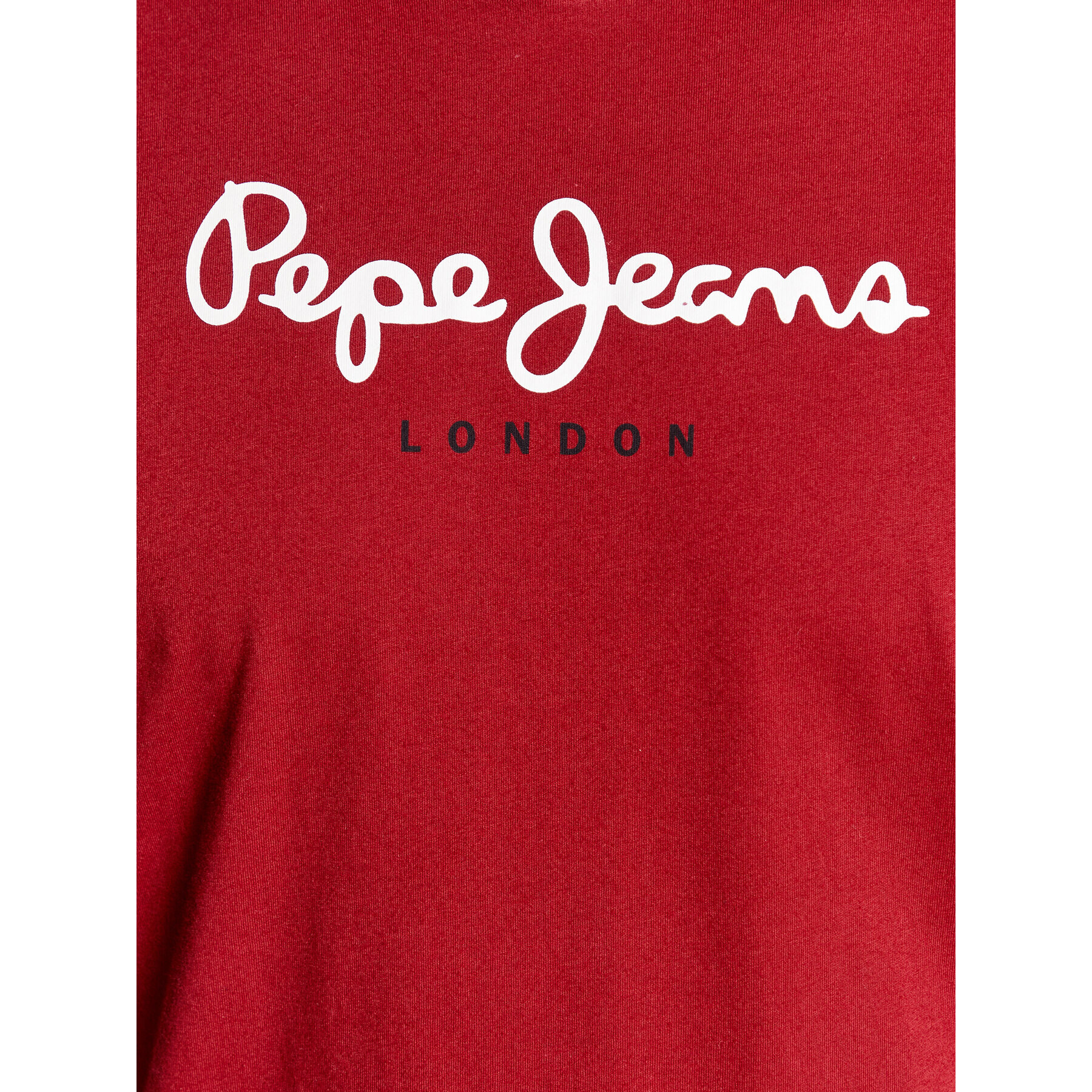 Pepe Jeans Tricou Eggo PM508208 Roșu Regular Fit - Pled.ro