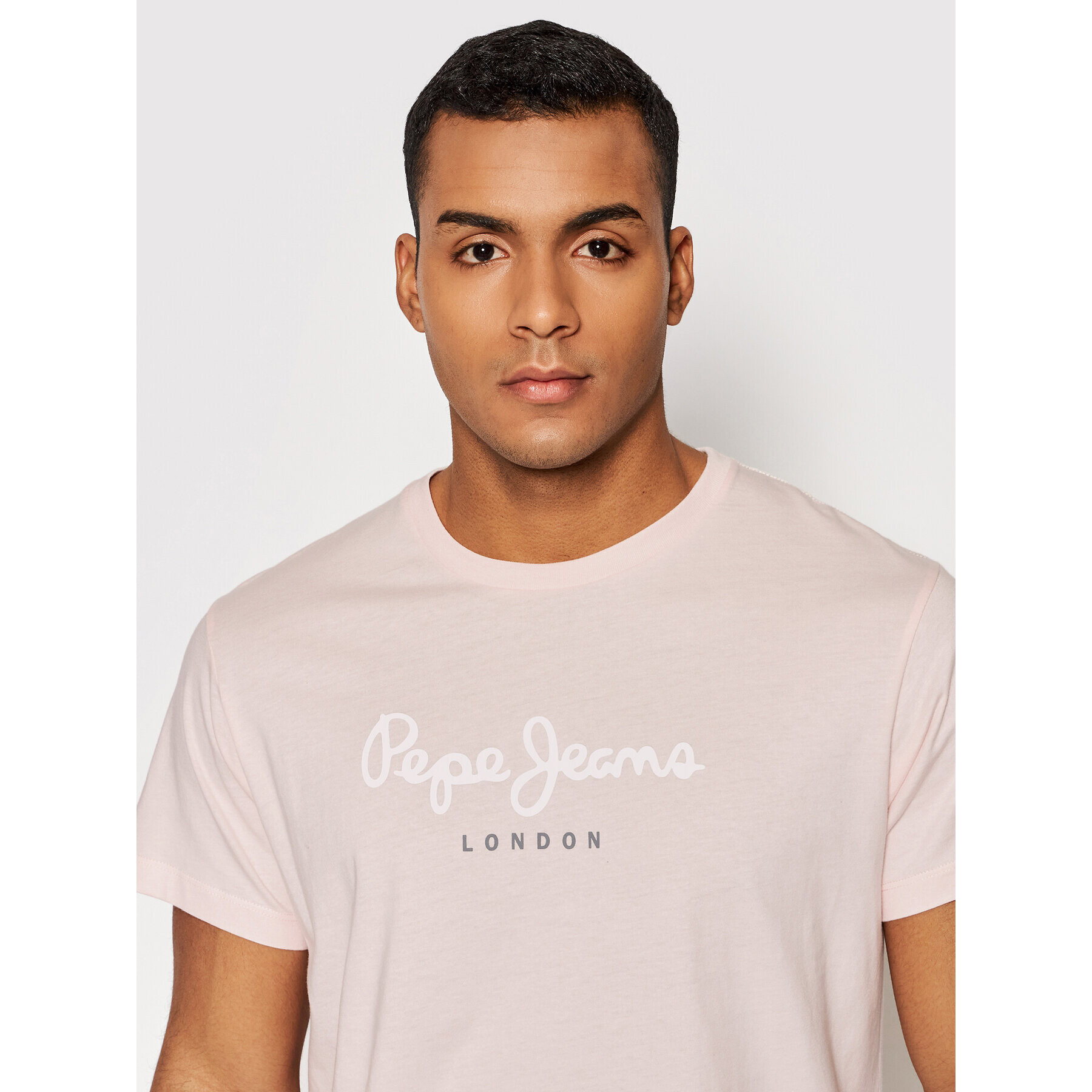 Pepe Jeans Tricou Eggo PM508208 Roz Regular Fit - Pled.ro