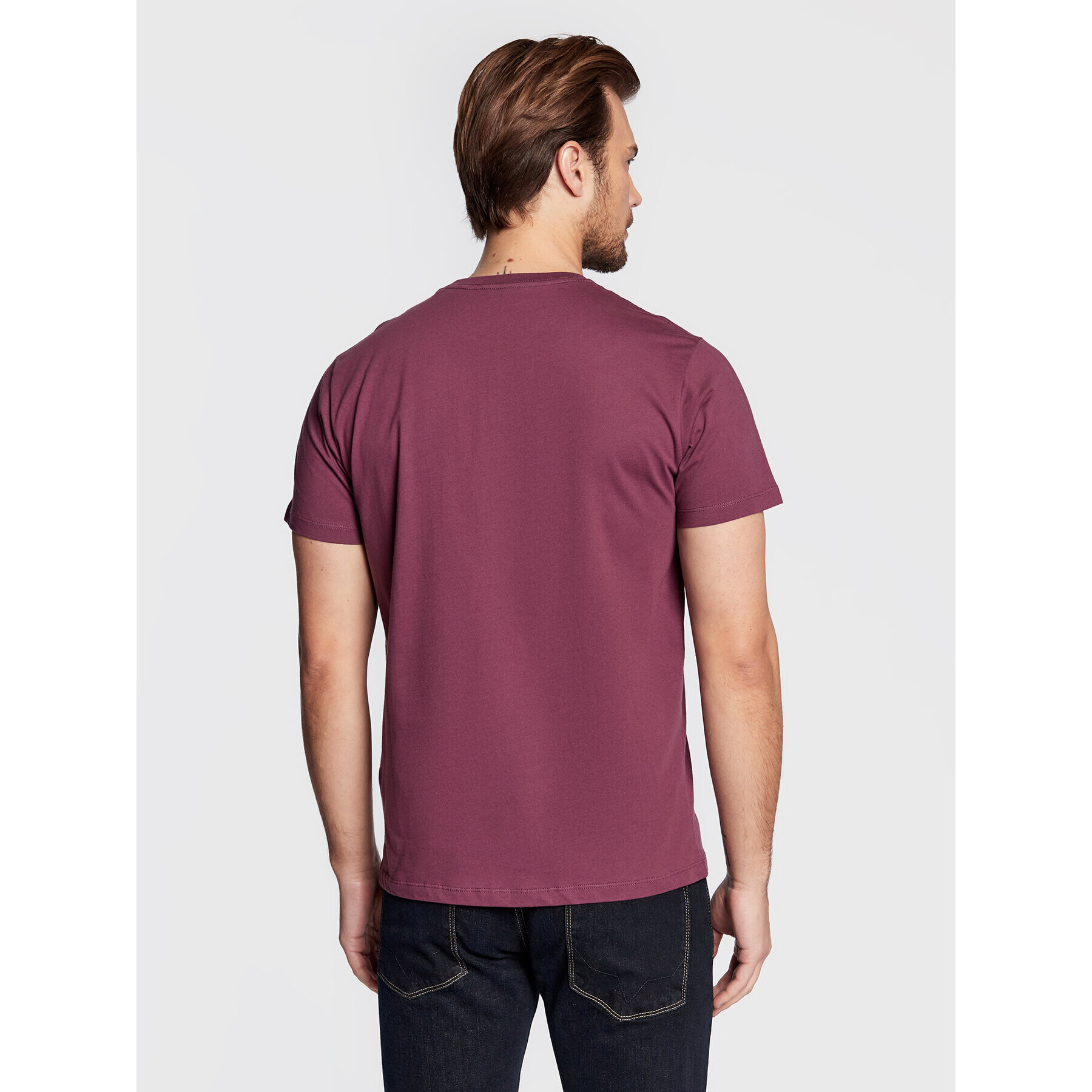 Pepe Jeans Tricou Eggo PM508208 Violet Regular Fit - Pled.ro