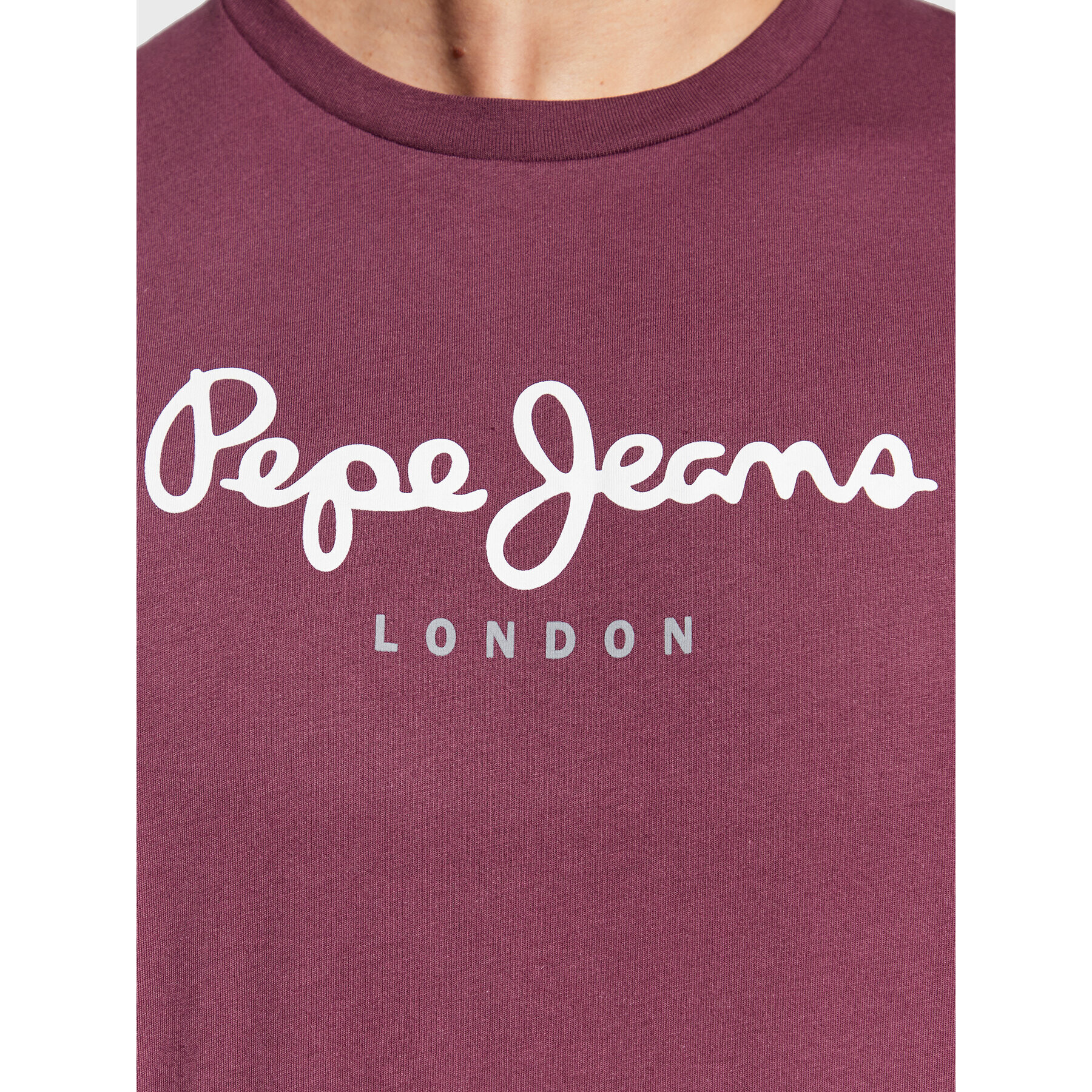 Pepe Jeans Tricou Eggo PM508208 Violet Regular Fit - Pled.ro