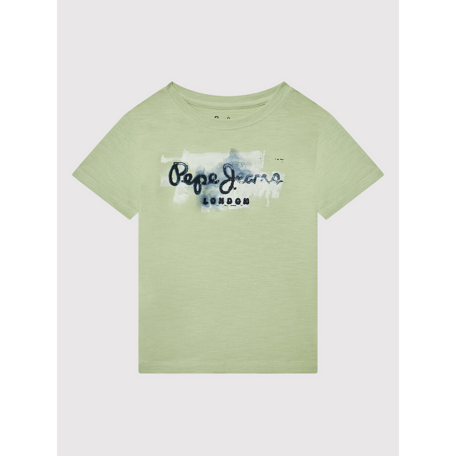 Pepe Jeans Tricou Golders PB501338 Verde Slim Fit - Pled.ro