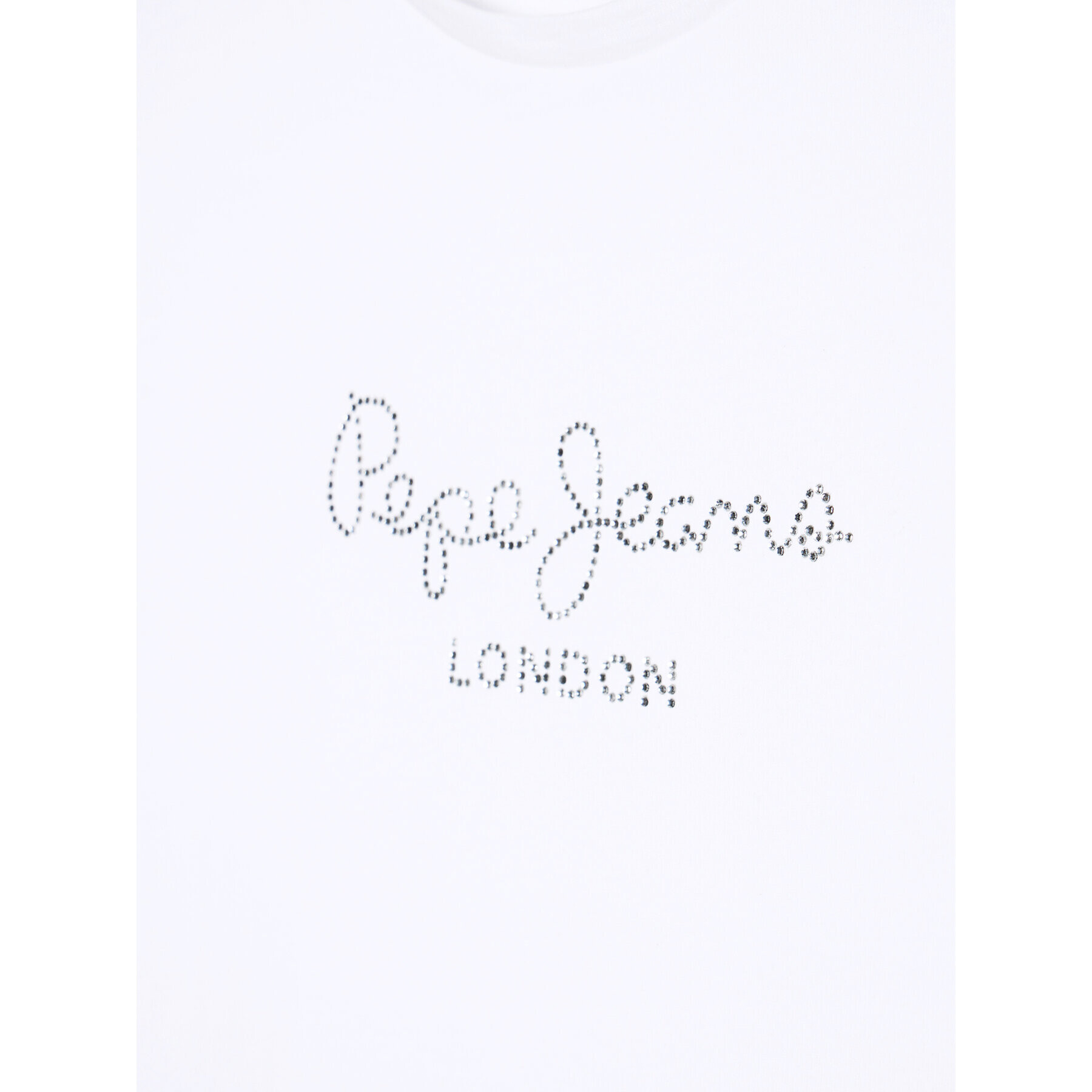 Pepe Jeans Tricou Nuria PG502460 Alb Regular Fit - Pled.ro