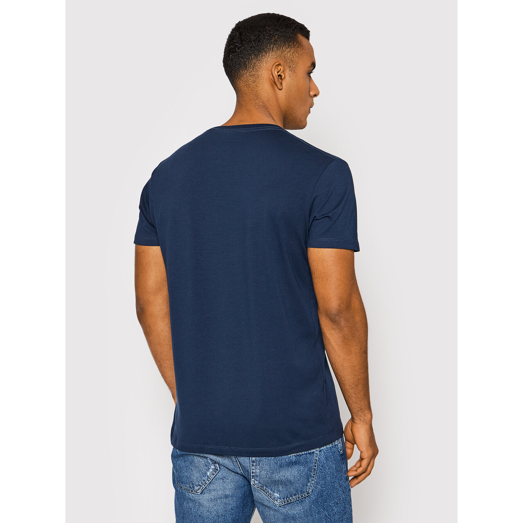 Pepe Jeans Tricou Original PM508210 Bleumarin Slim Fit - Pled.ro