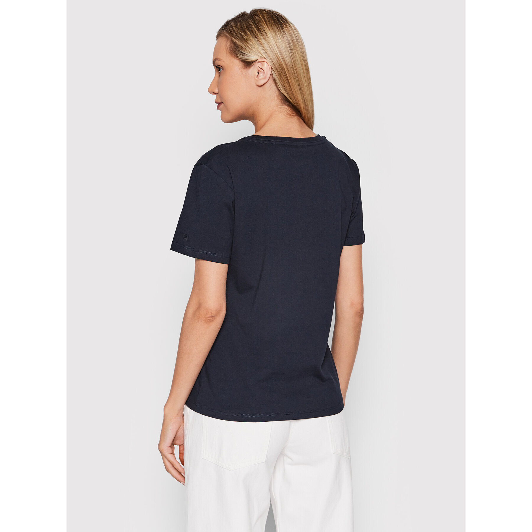 Pepe Jeans Tricou Patsy PL505218 Bleumarin Regular Fit - Pled.ro