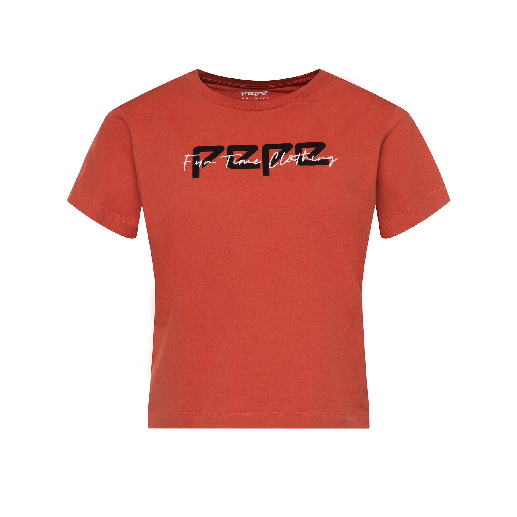 Pepe Jeans Tricou Pearl PL504479 Portocaliu Regular Fit - Pled.ro