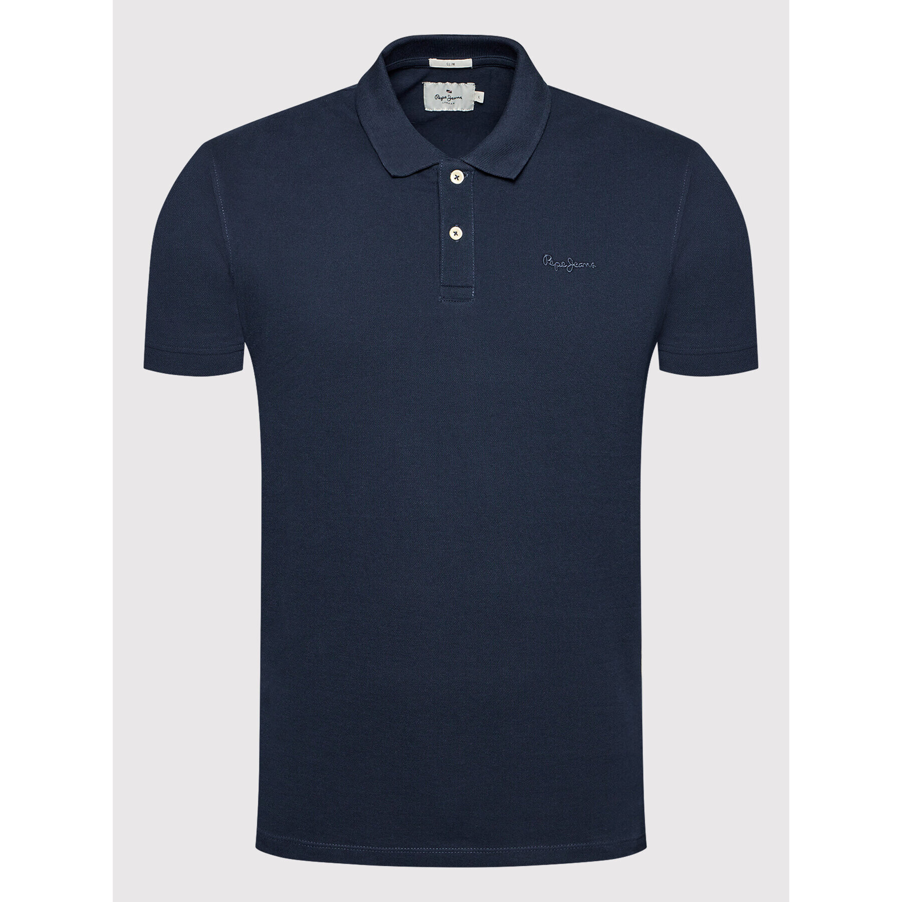 Pepe Jeans Tricou polo Vincent PM541824 Bleumarin Slim Fit - Pled.ro