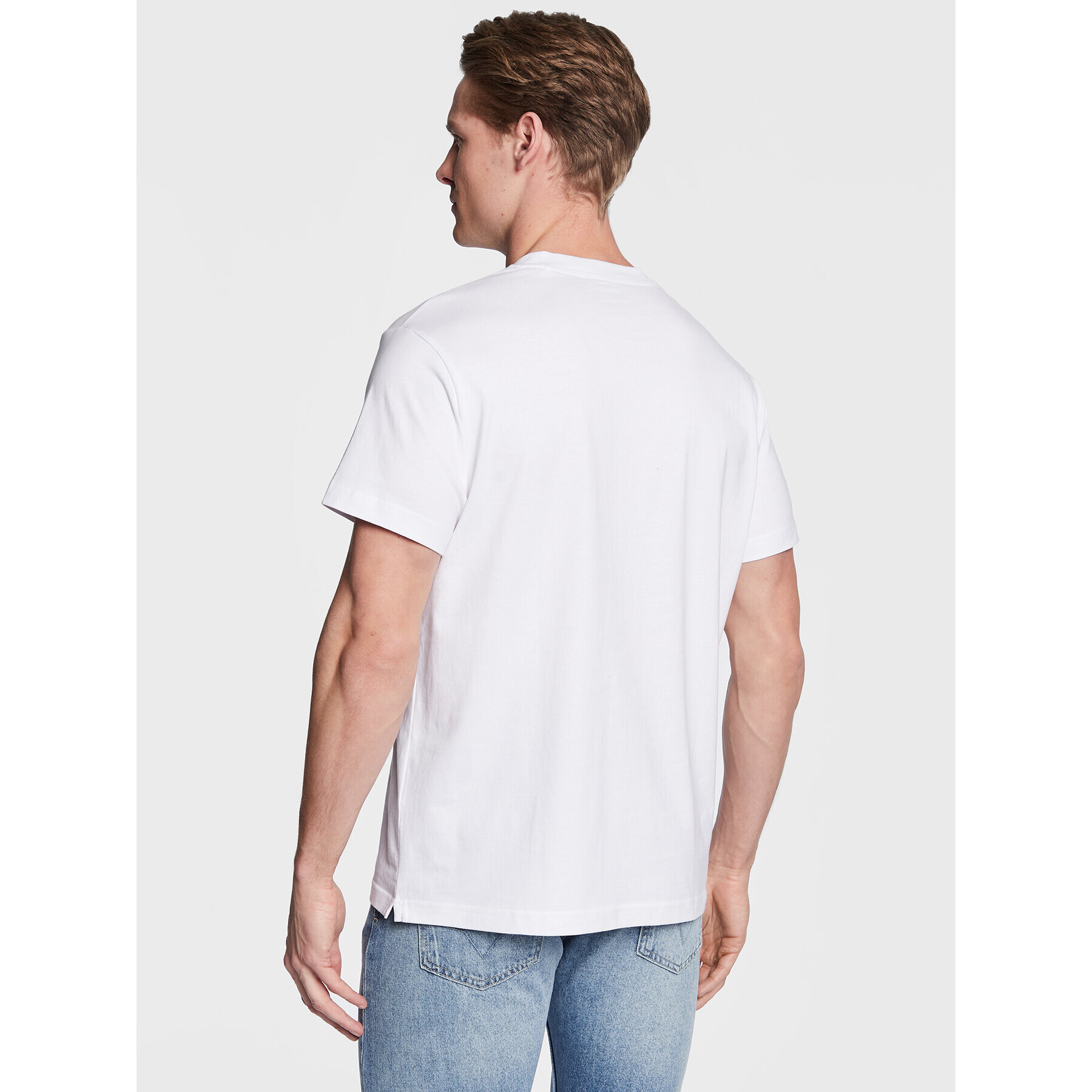 Pepe Jeans Tricou Rederick PM508685 Alb Regular Fit - Pled.ro