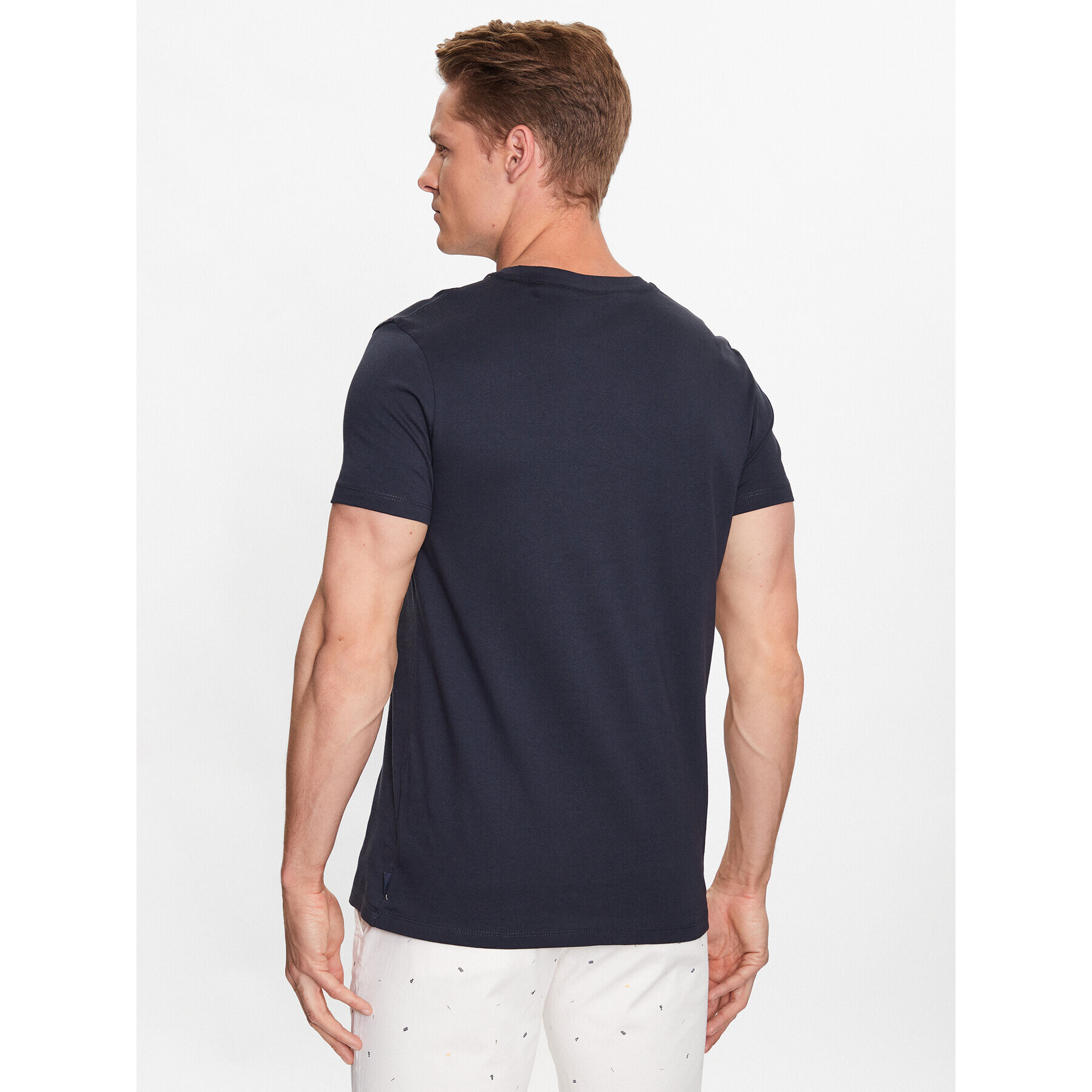 Pepe Jeans Tricou Ronson PM508708 Bleumarin Regular Fit - Pled.ro