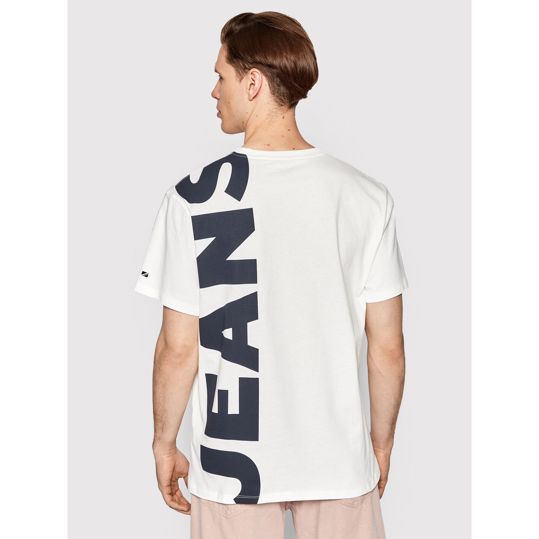 Pepe Jeans Tricou Shedrick PM508374 Alb Relaxed Fit - Pled.ro