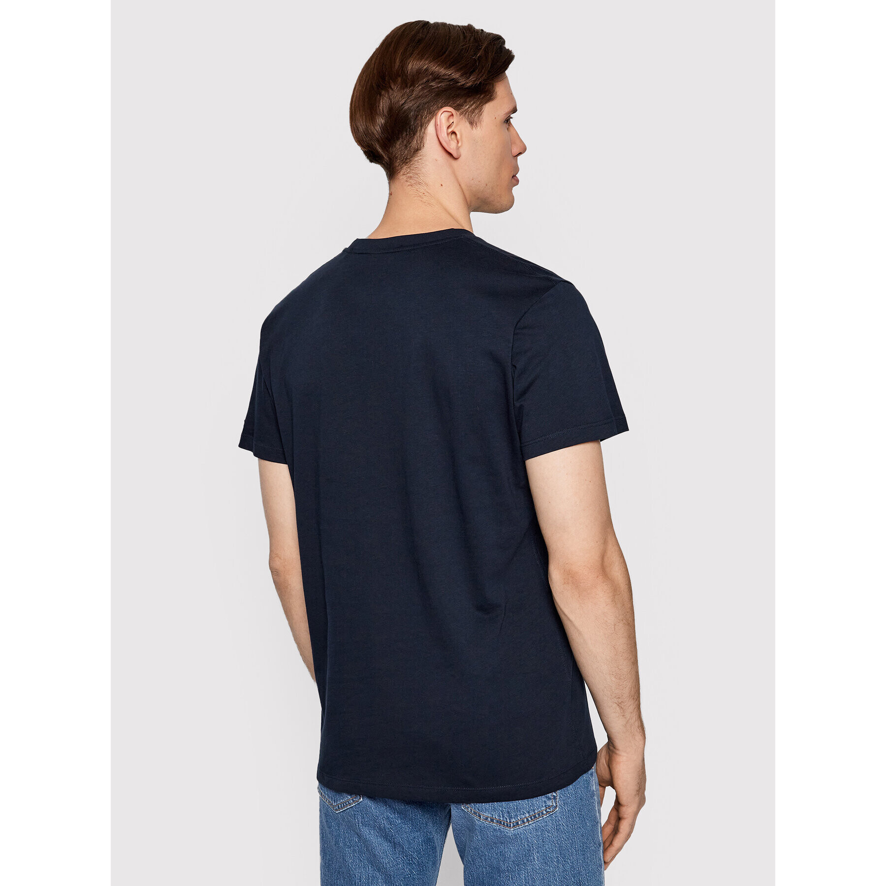 Pepe Jeans Tricou Teller PM508377 Bleumarin Regular Fit - Pled.ro