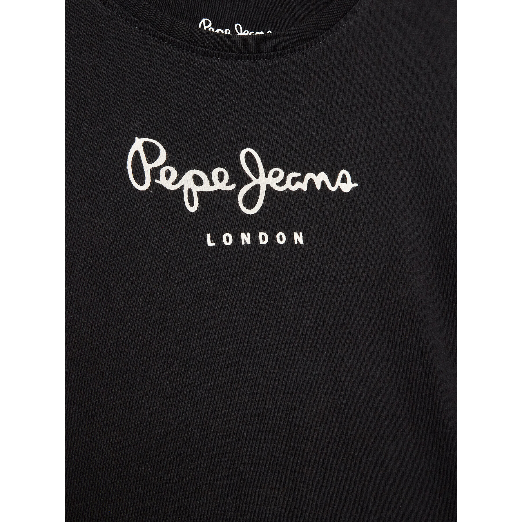 Pepe Jeans Tricou Wenda PG502960 Negru Regular Fit - Pled.ro