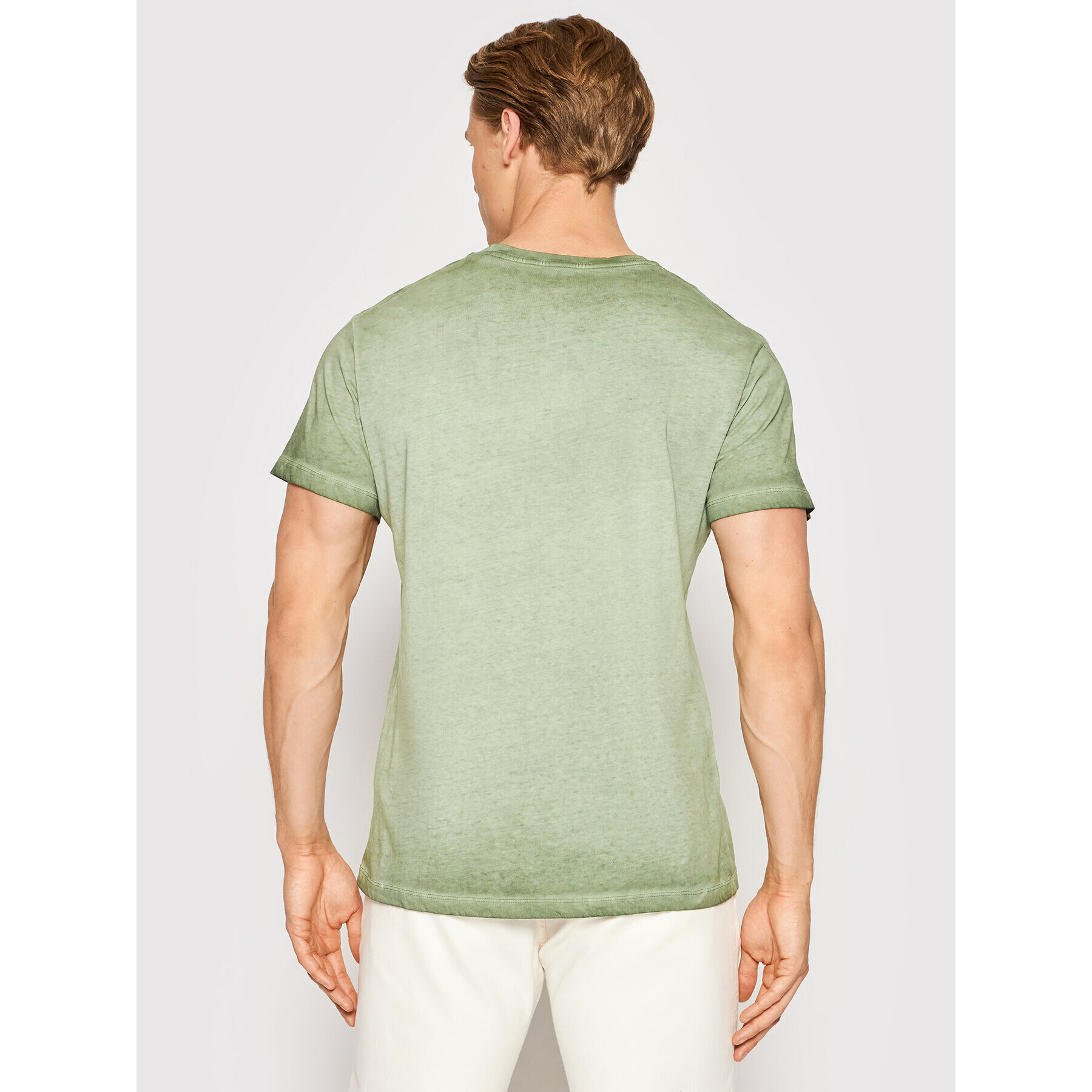 Pepe Jeans Tricou West Sir New N PM508275 Verde Regular Fit - Pled.ro