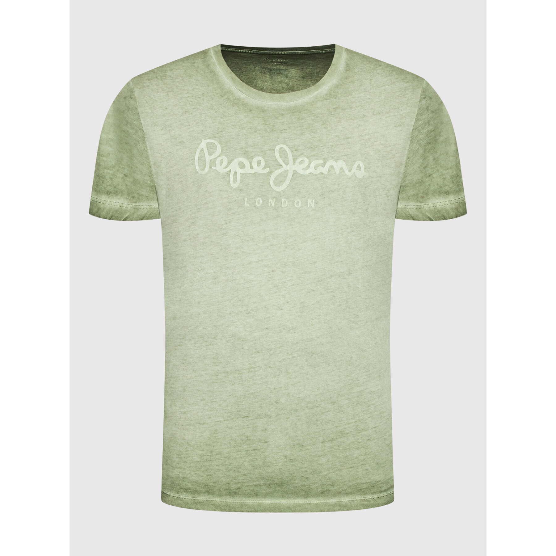 Pepe Jeans Tricou West Sir New N PM508275 Verde Regular Fit - Pled.ro