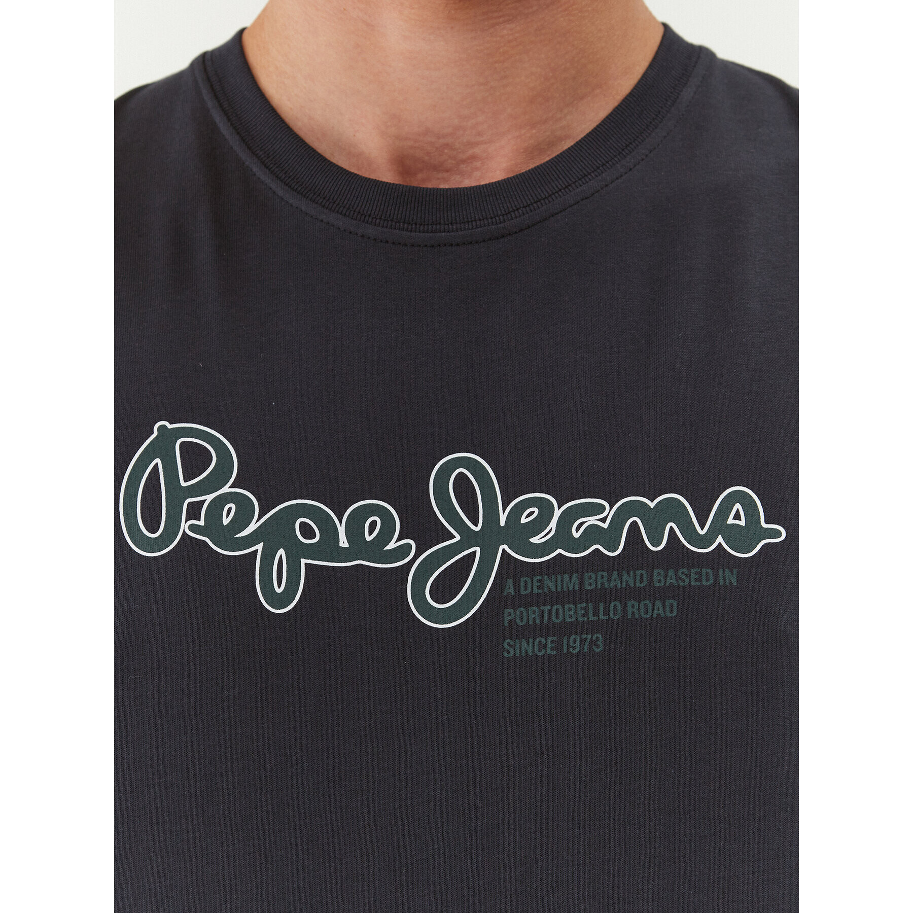 Pepe Jeans Tricou Wido PM509126 Bleumarin Regular Fit - Pled.ro