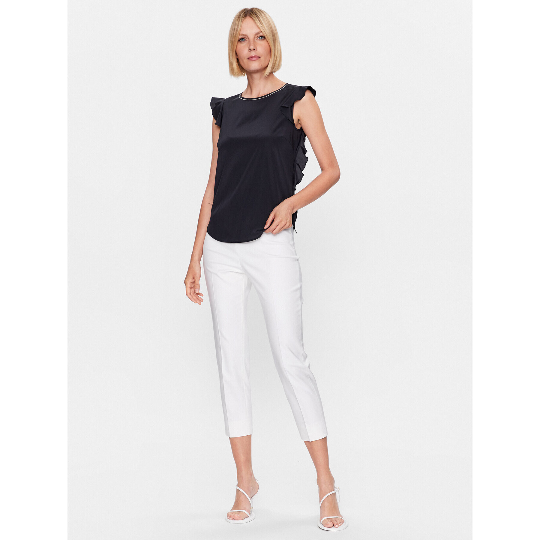 Peserico Bluză S06892 Bleumarin Regular Fit - Pled.ro