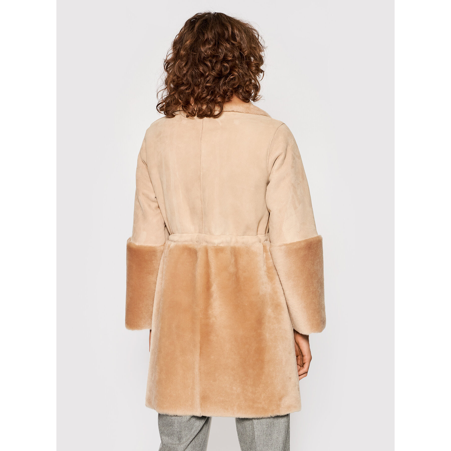 Peserico Cojoc S21327C03 Bej Oversize - Pled.ro