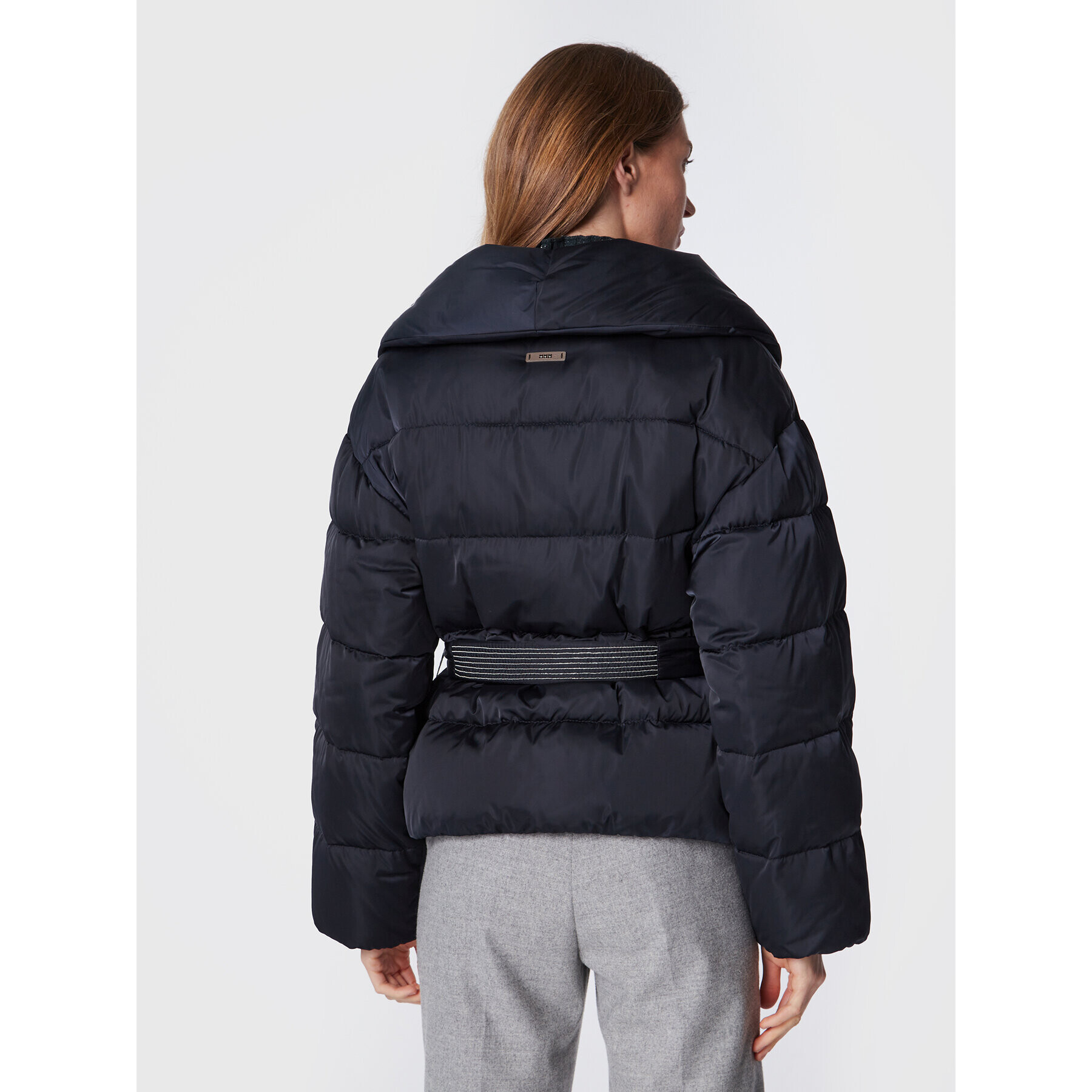 Peserico Geacă din puf E24440A Bleumarin Regular Fit - Pled.ro