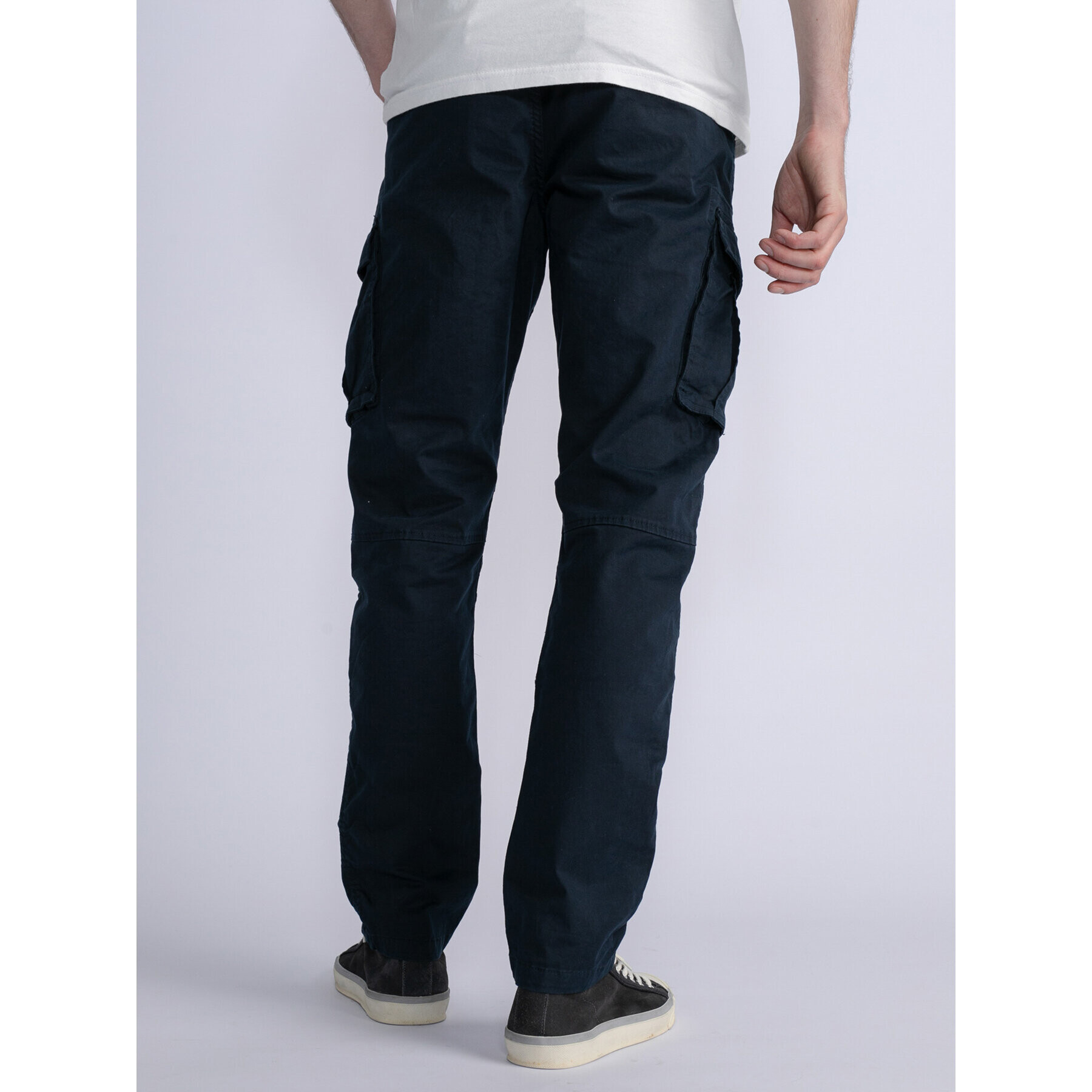 Petrol Industries Pantaloni din material M-3030-TRO581 Bleumarin Slim Fit - Pled.ro