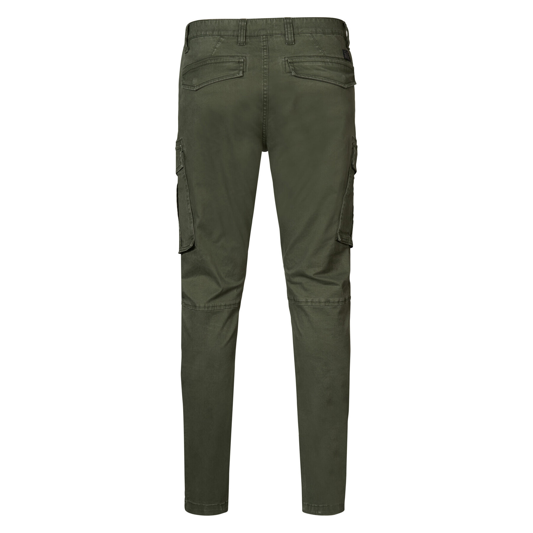 Petrol Industries Pantaloni din material M-3030-TRO581 Verde Slim Fit - Pled.ro