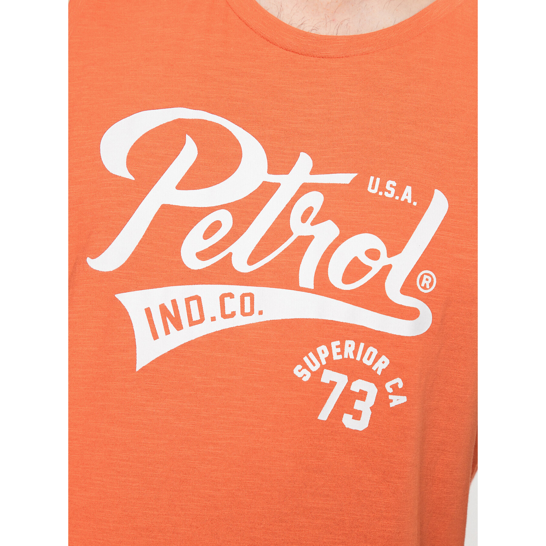 Petrol Industries Tank top M-1030-SLR753 Portocaliu Regular Fit - Pled.ro