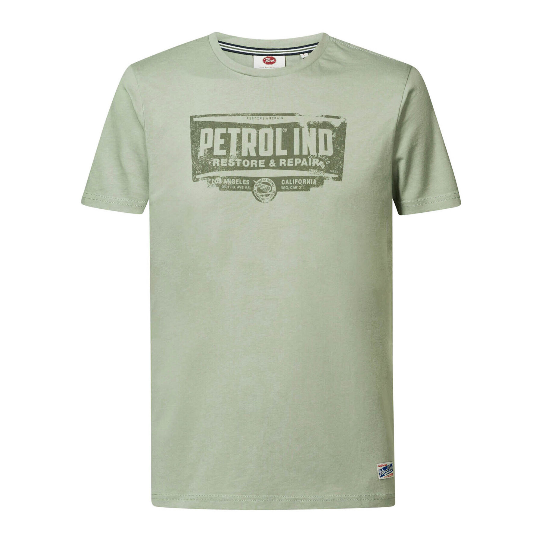 Petrol Industries Tricou M-1030-TSR624 Verde Regular Fit - Pled.ro