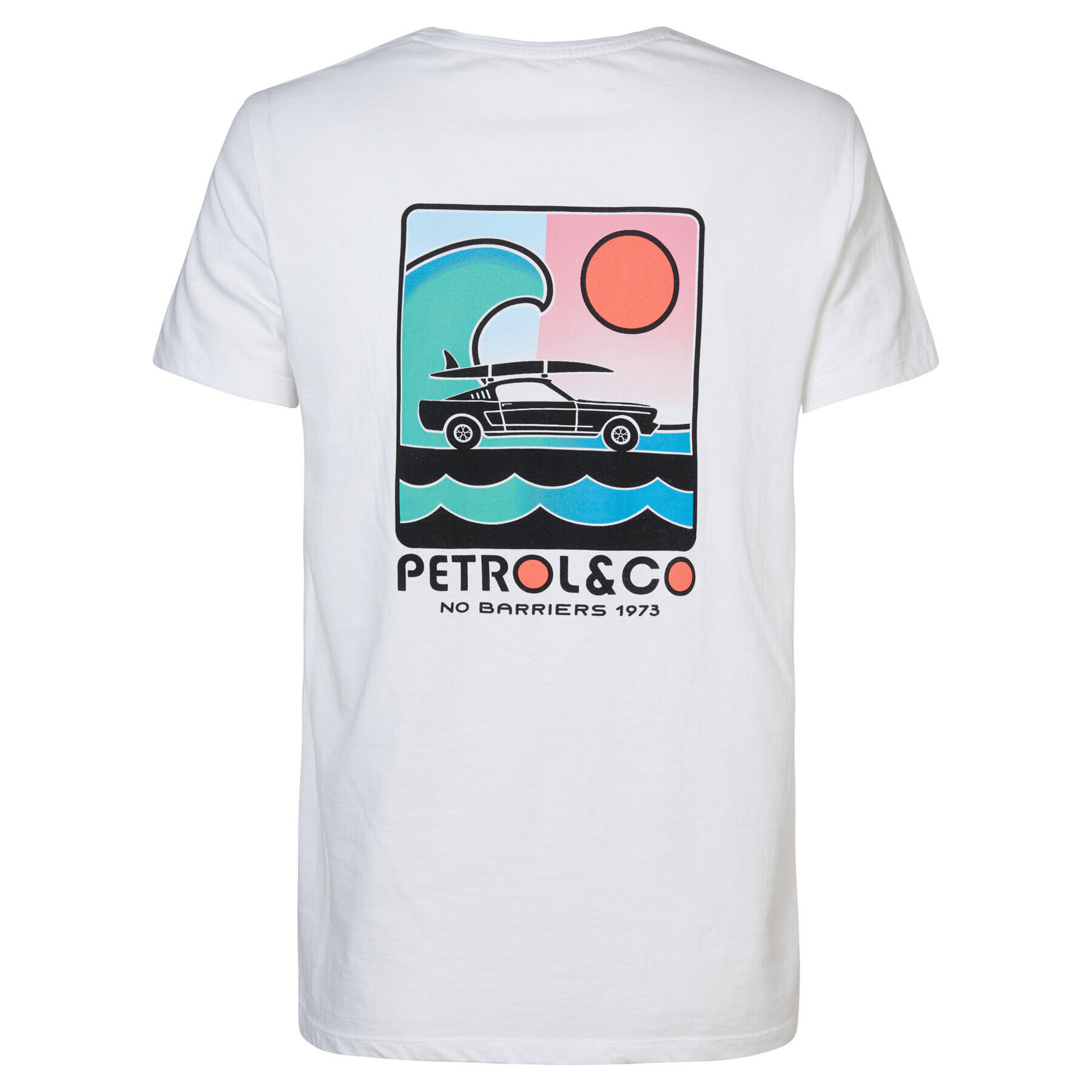 Petrol Industries Tricou M-1030-TSR686 Alb Regular Fit - Pled.ro