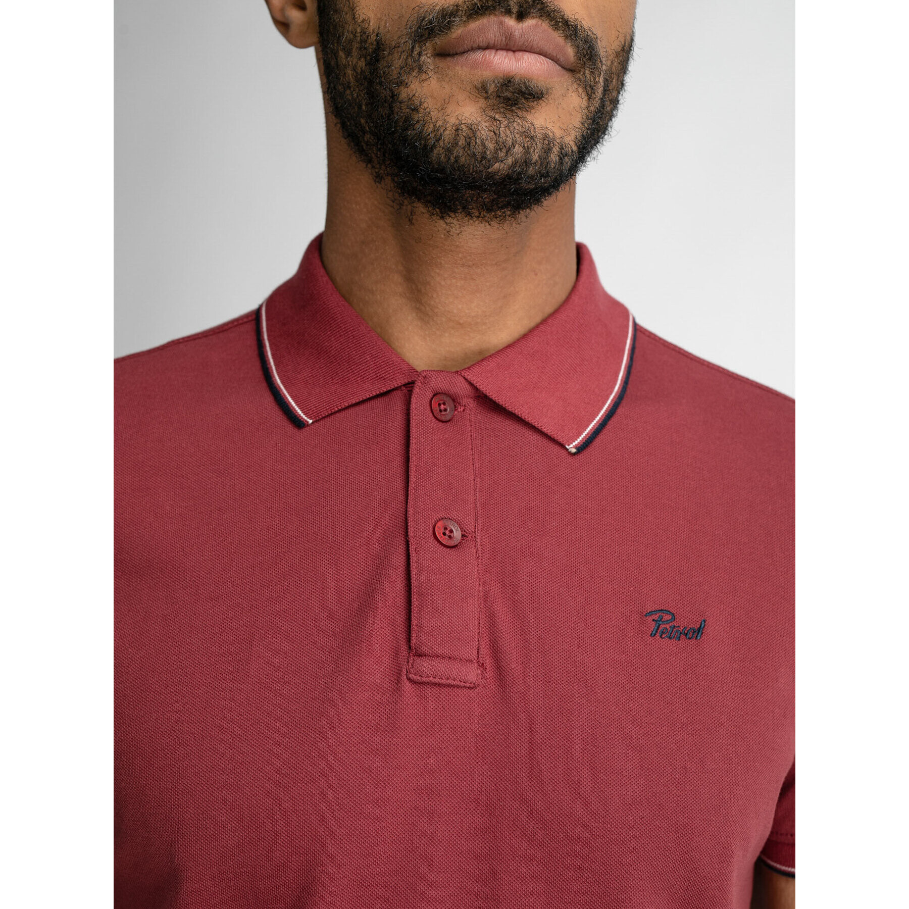 Petrol Industries Tricou polo M-1030-POL900 Roșu Regular Fit - Pled.ro