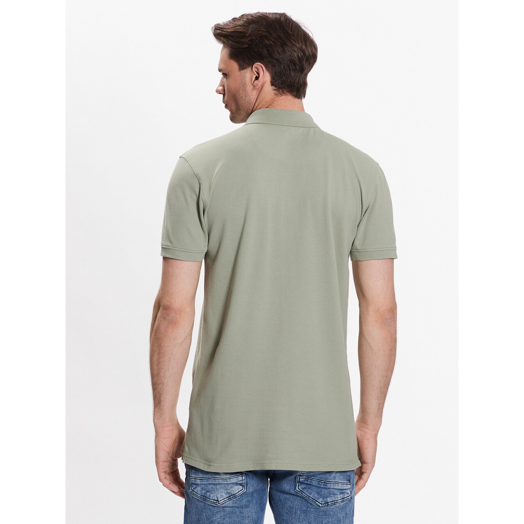 Petrol Industries Tricou polo M-1030-POL945 Verde Regular Fit - Pled.ro