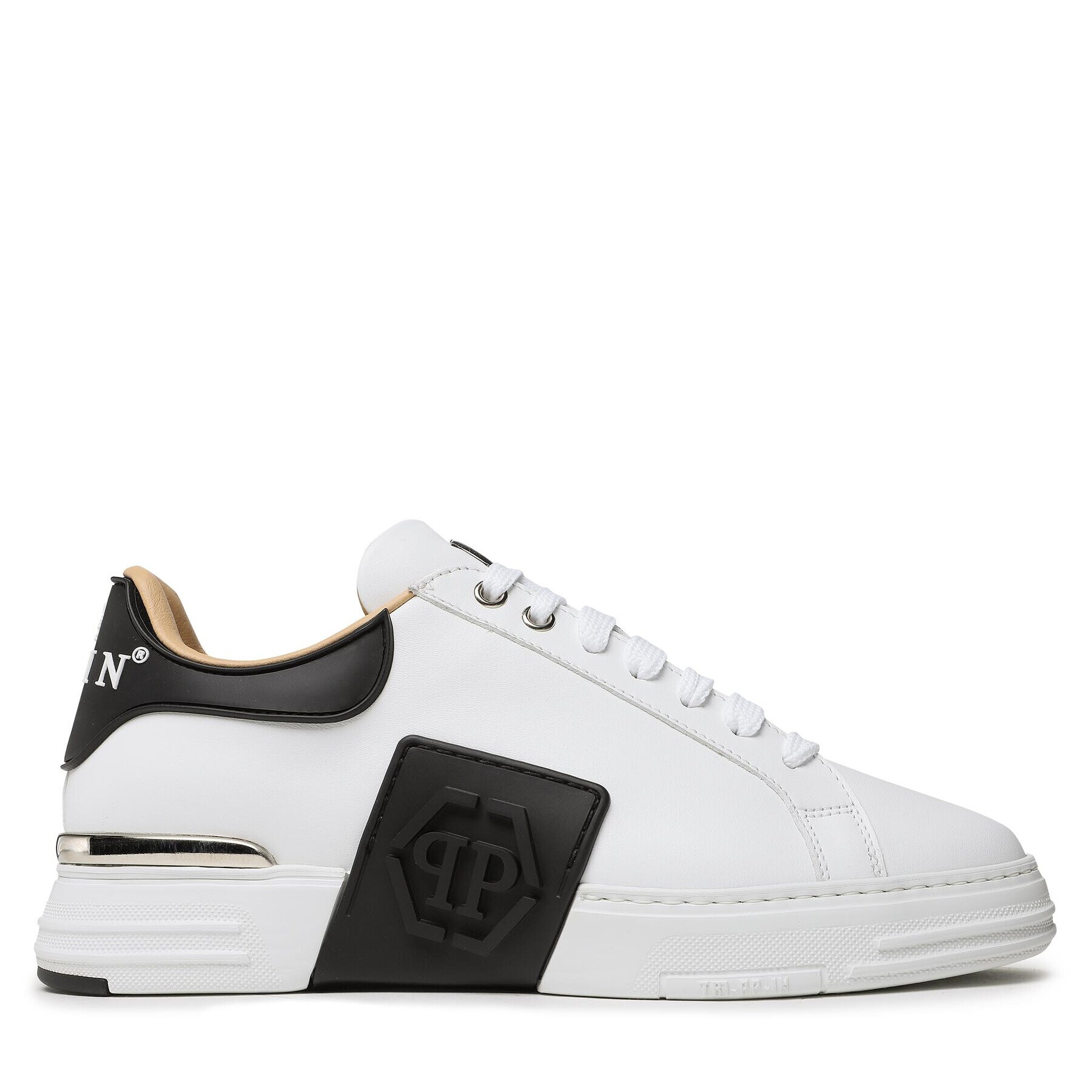 PHILIPP PLEIN Sneakers Hexagon FABS USC0263 PLE010N Alb - Pled.ro