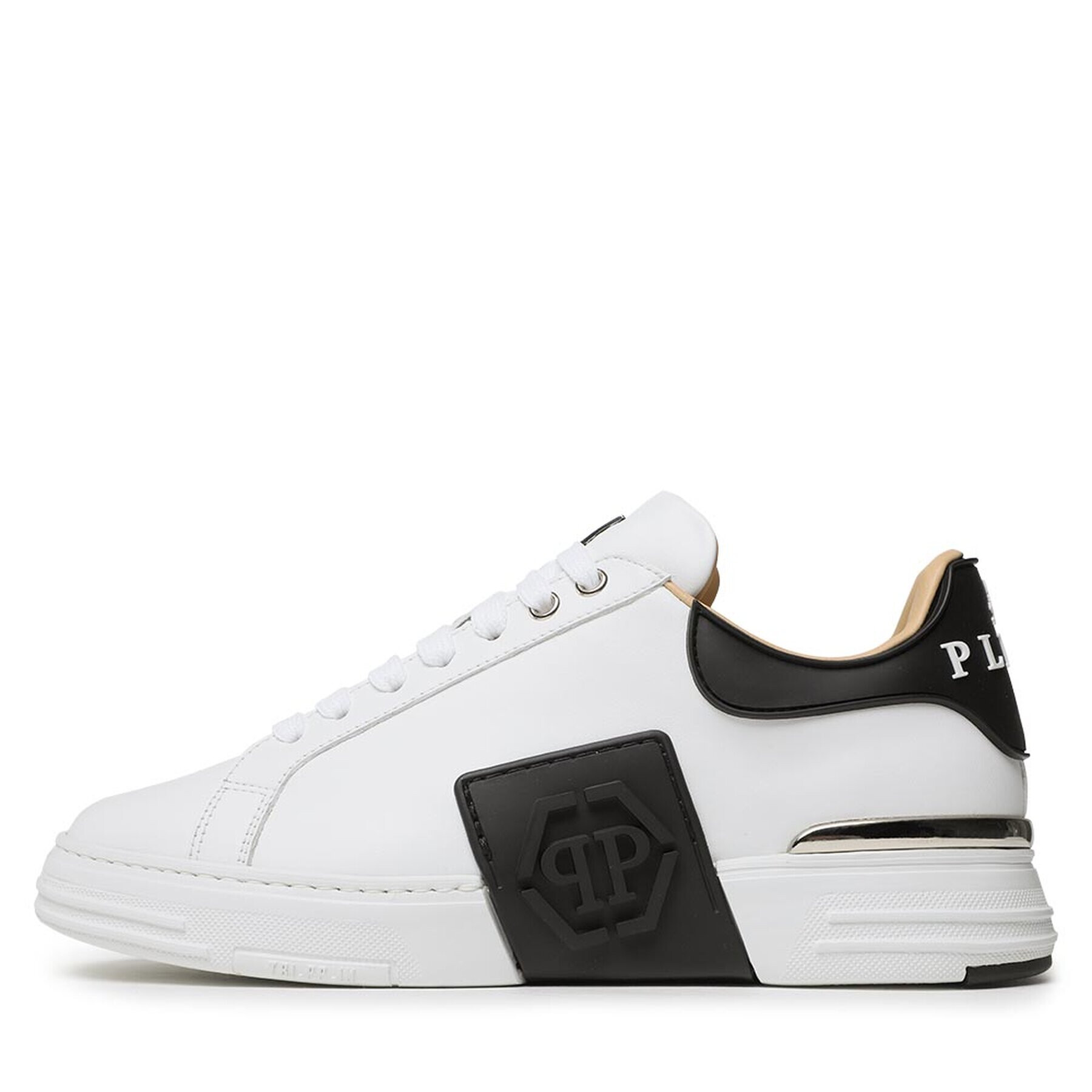 PHILIPP PLEIN Sneakers Hexagon FABS USC0263 PLE010N Alb - Pled.ro