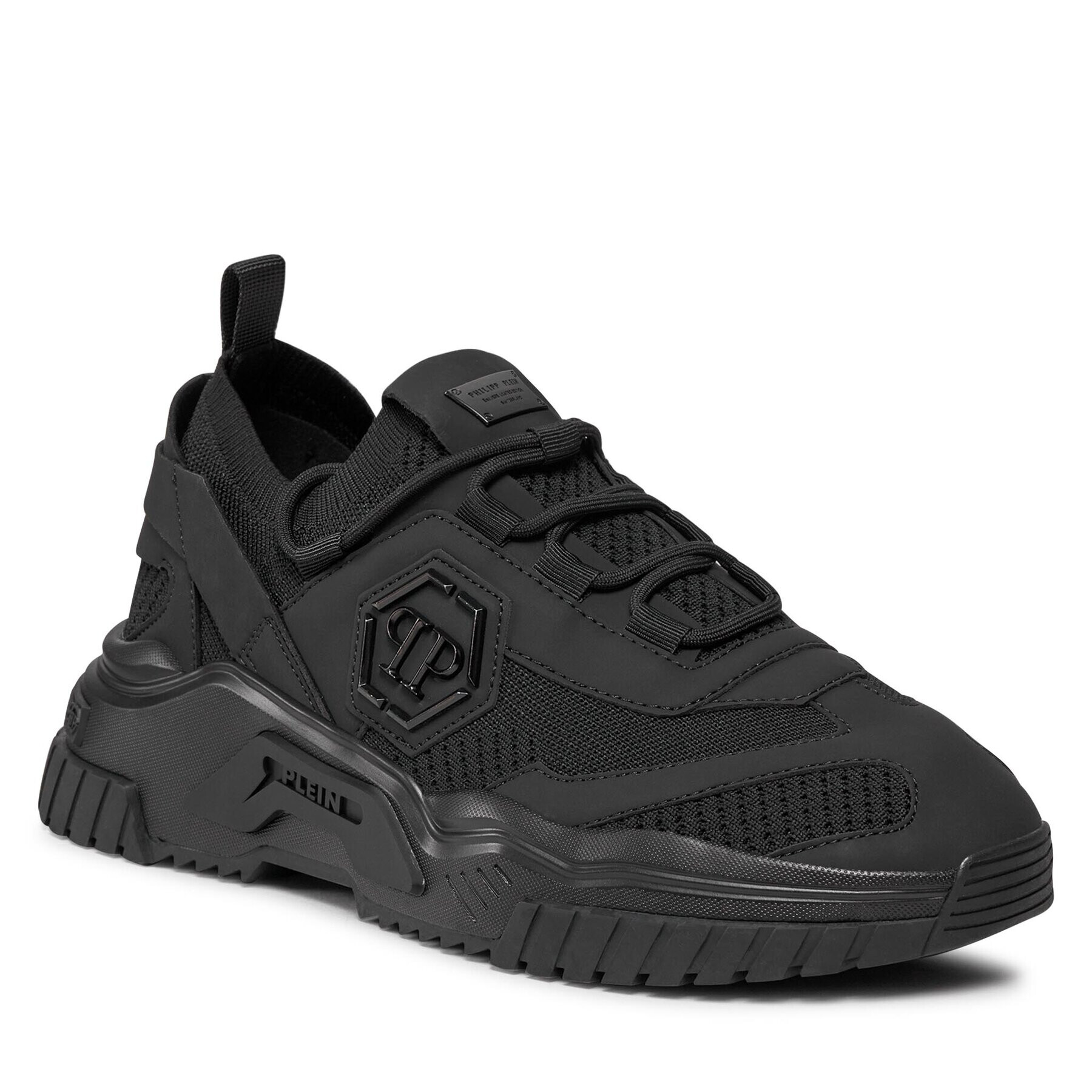 PHILIPP PLEIN Sneakers Runner Hexagon FACS USC0399 PTE003N Negru - Pled.ro