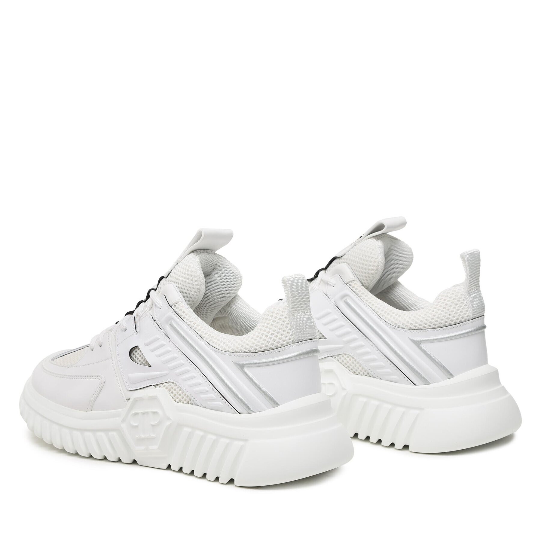 PHILIPP PLEIN Sneakers Runner Sneakers Supersonic SACS USC0405 PLE075N Alb - Pled.ro