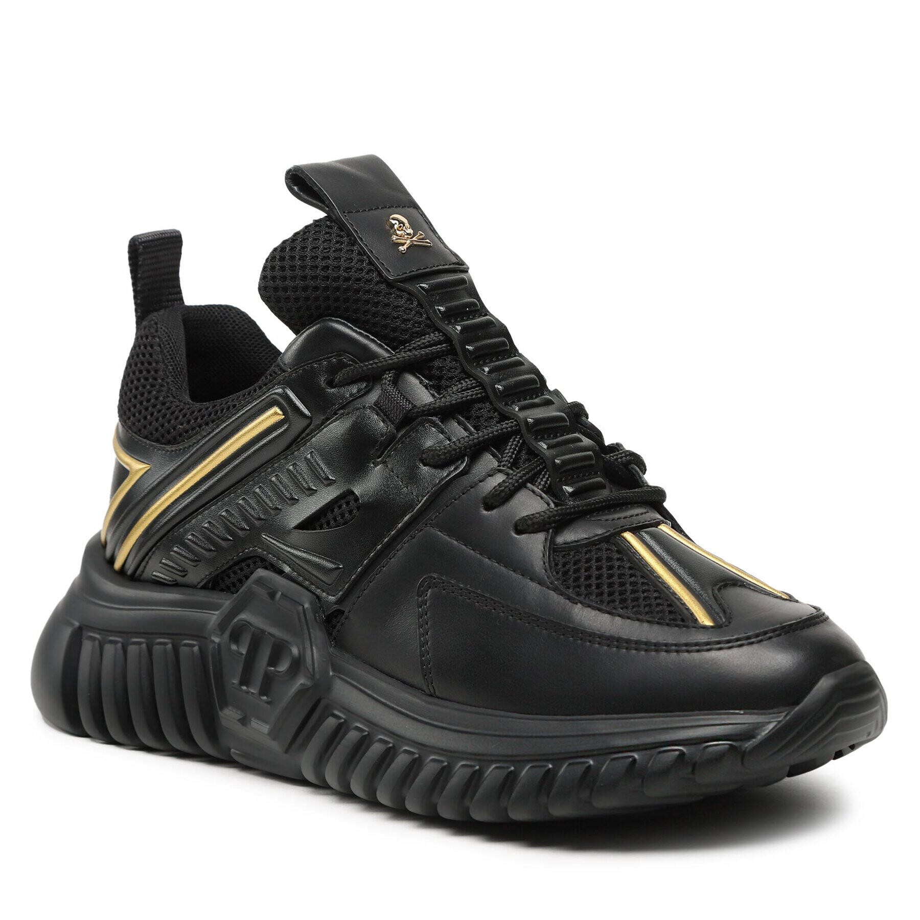 PHILIPP PLEIN Sneakers Runner Sneakers Supersonic SACS USC0405 PLE075N Negru - Pled.ro