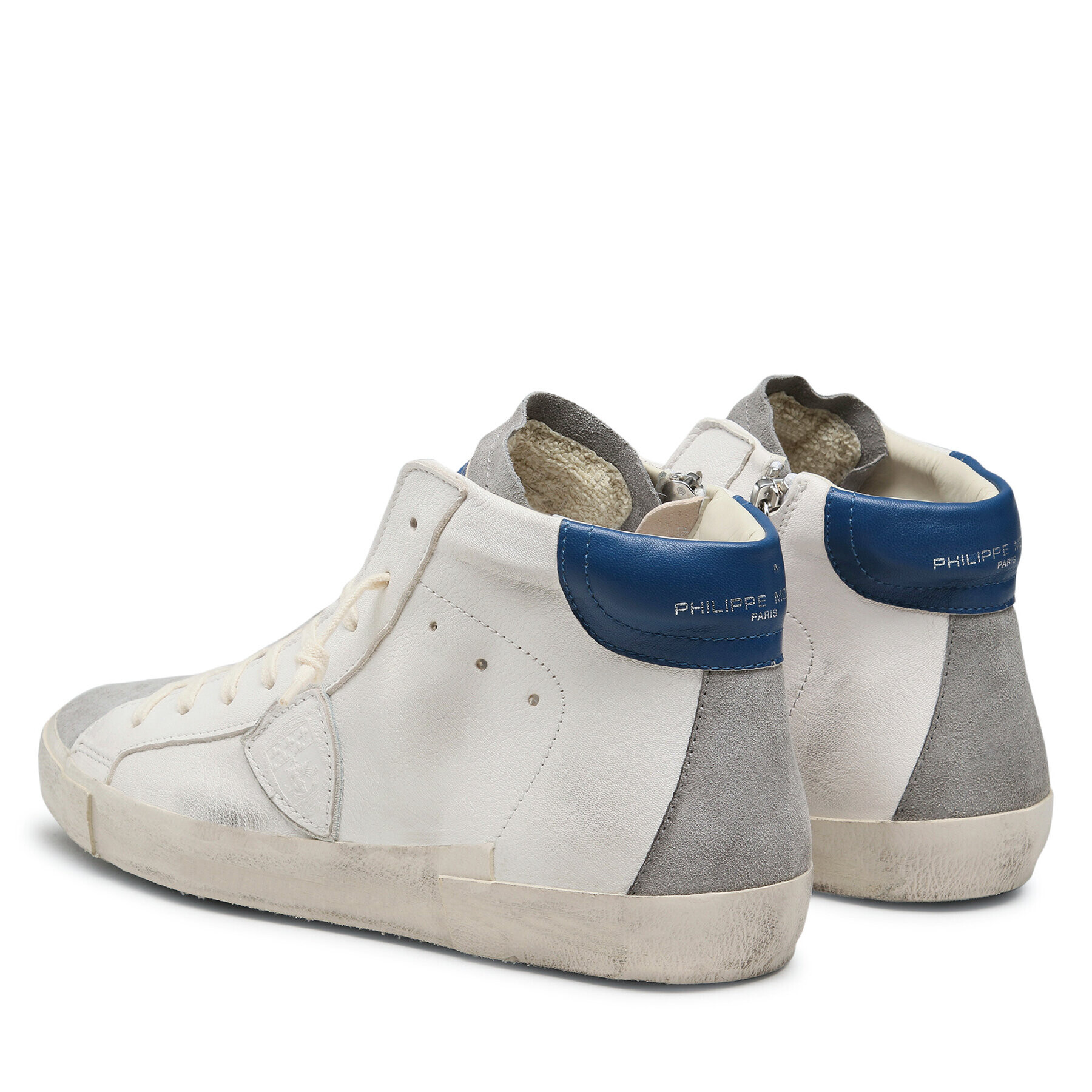 Philippe Model Sneakers Prsx High PRHU WX12 Alb - Pled.ro