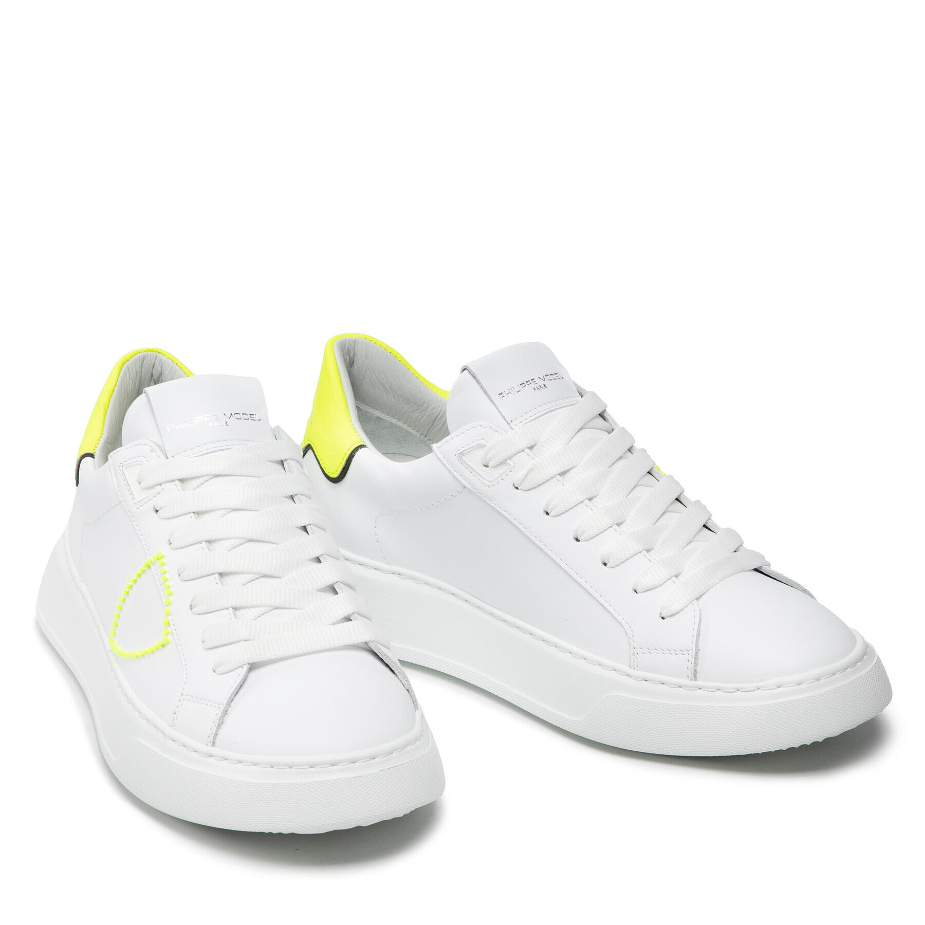 Philippe Model Sneakers Temple BTLU VB02 Alb - Pled.ro