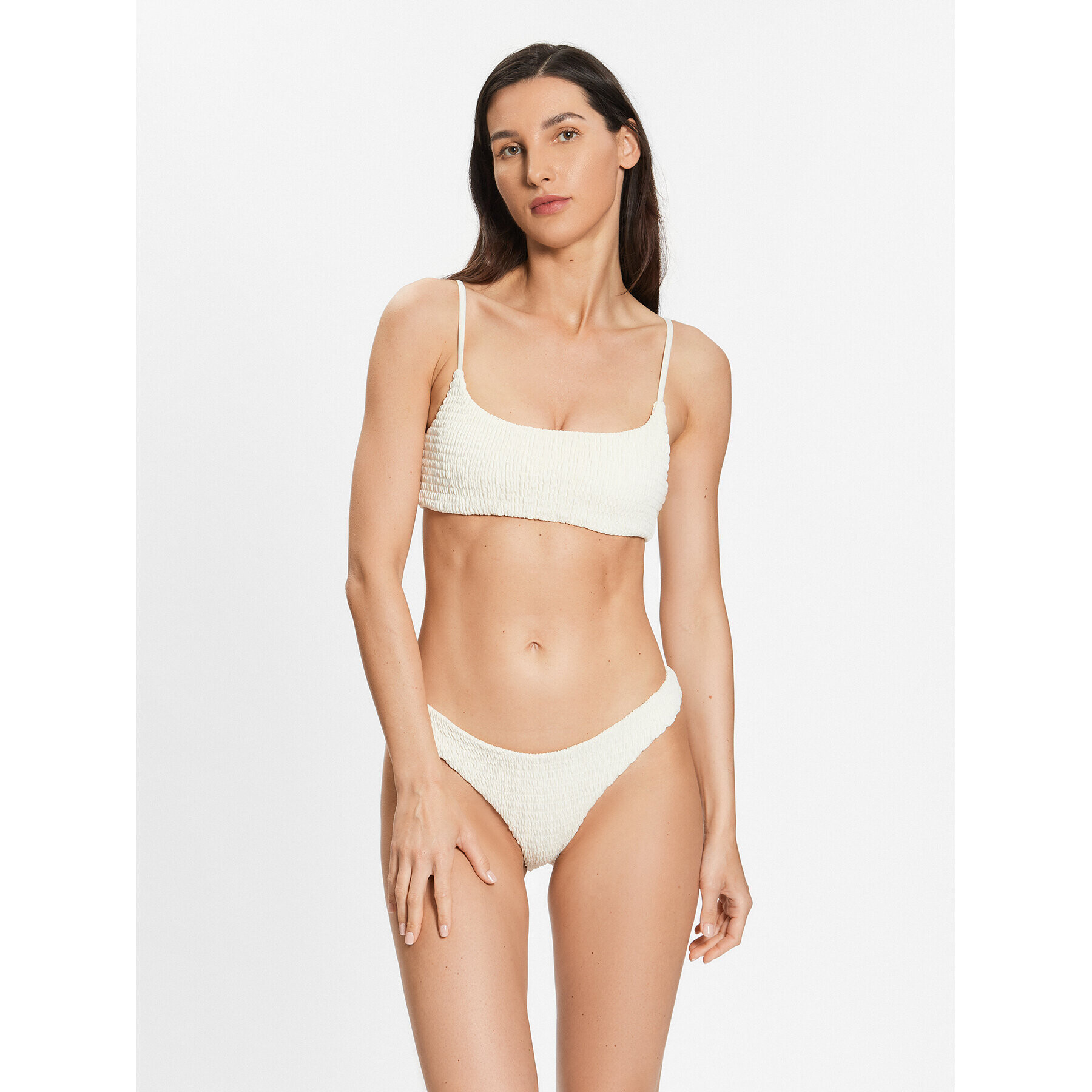 Pieces Bikini partea de jos 17134588 Alb - Pled.ro