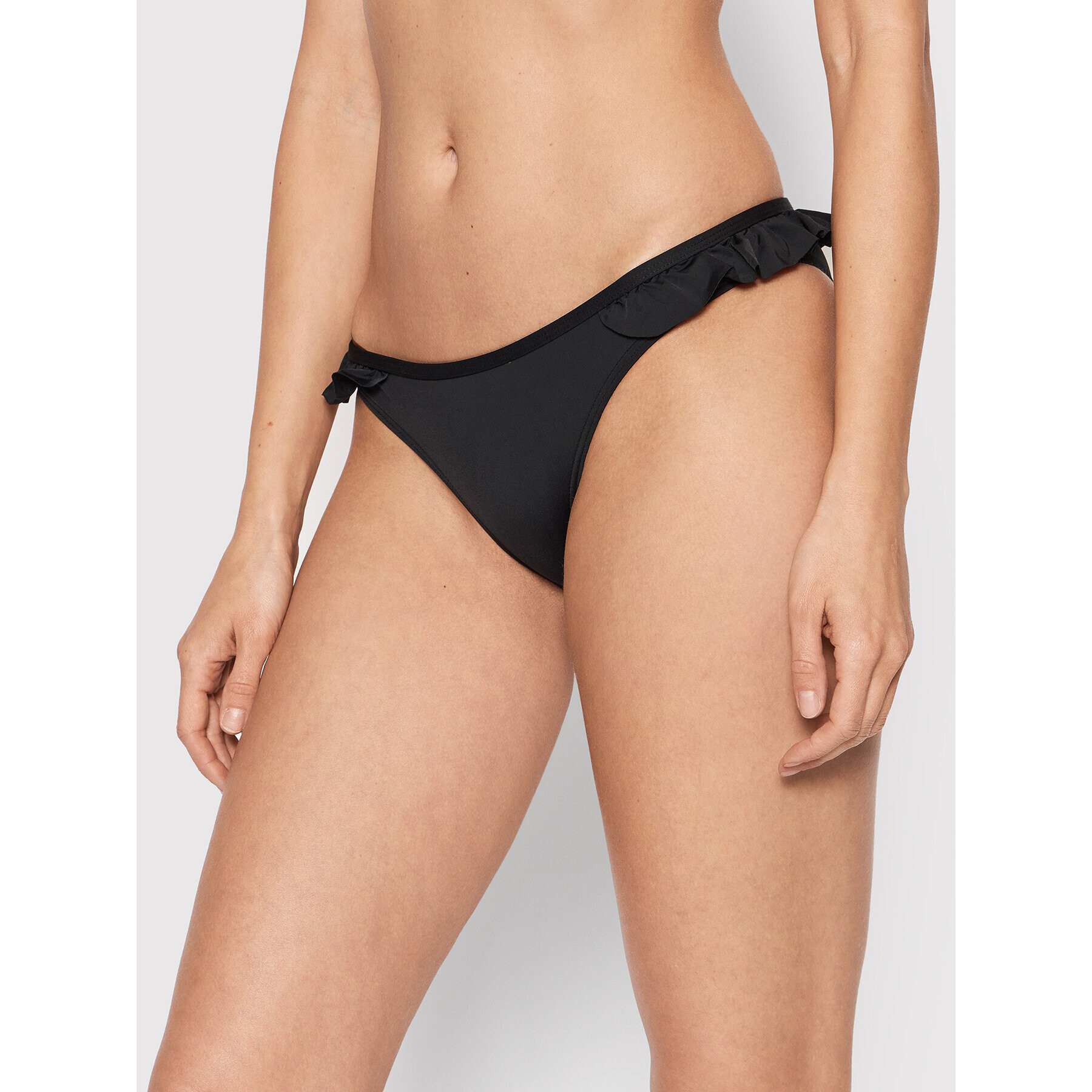 Pieces Bikini partea de jos Vada 17121195 Negru - Pled.ro