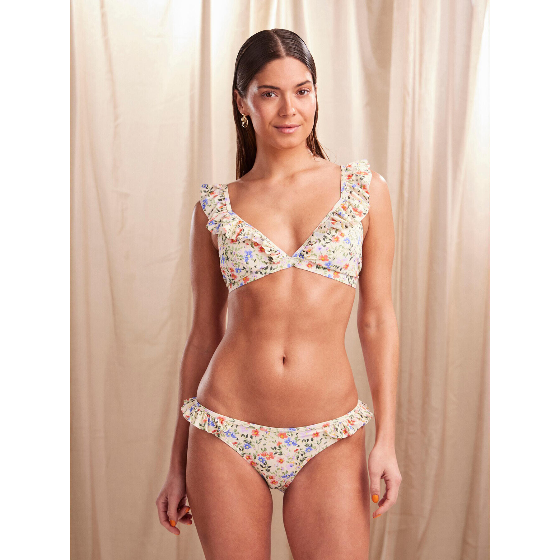 Pieces Bikini partea de sus 17134617 Alb - Pled.ro